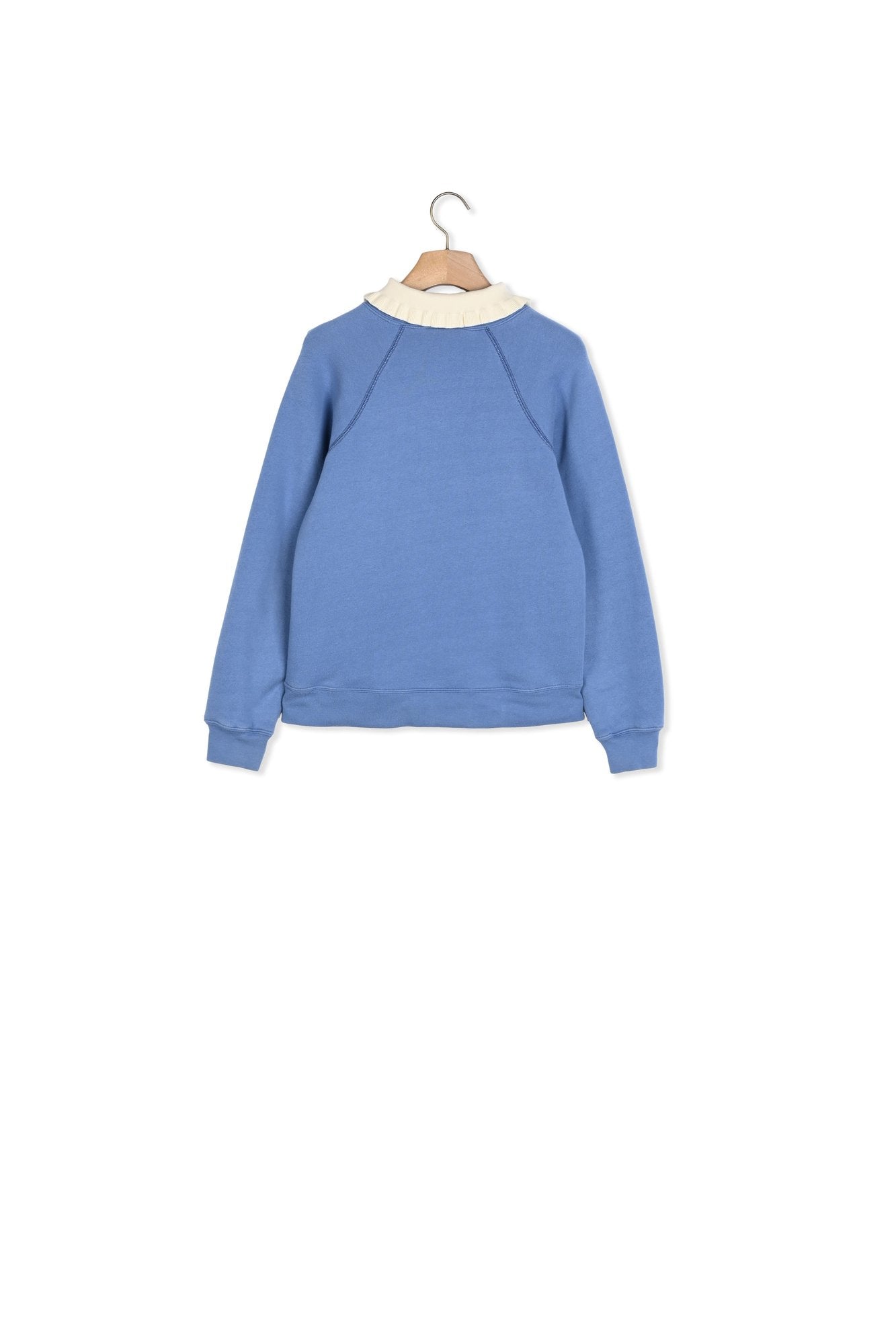 Sweat floqué à col Chemise en Maille Sandro seconde main