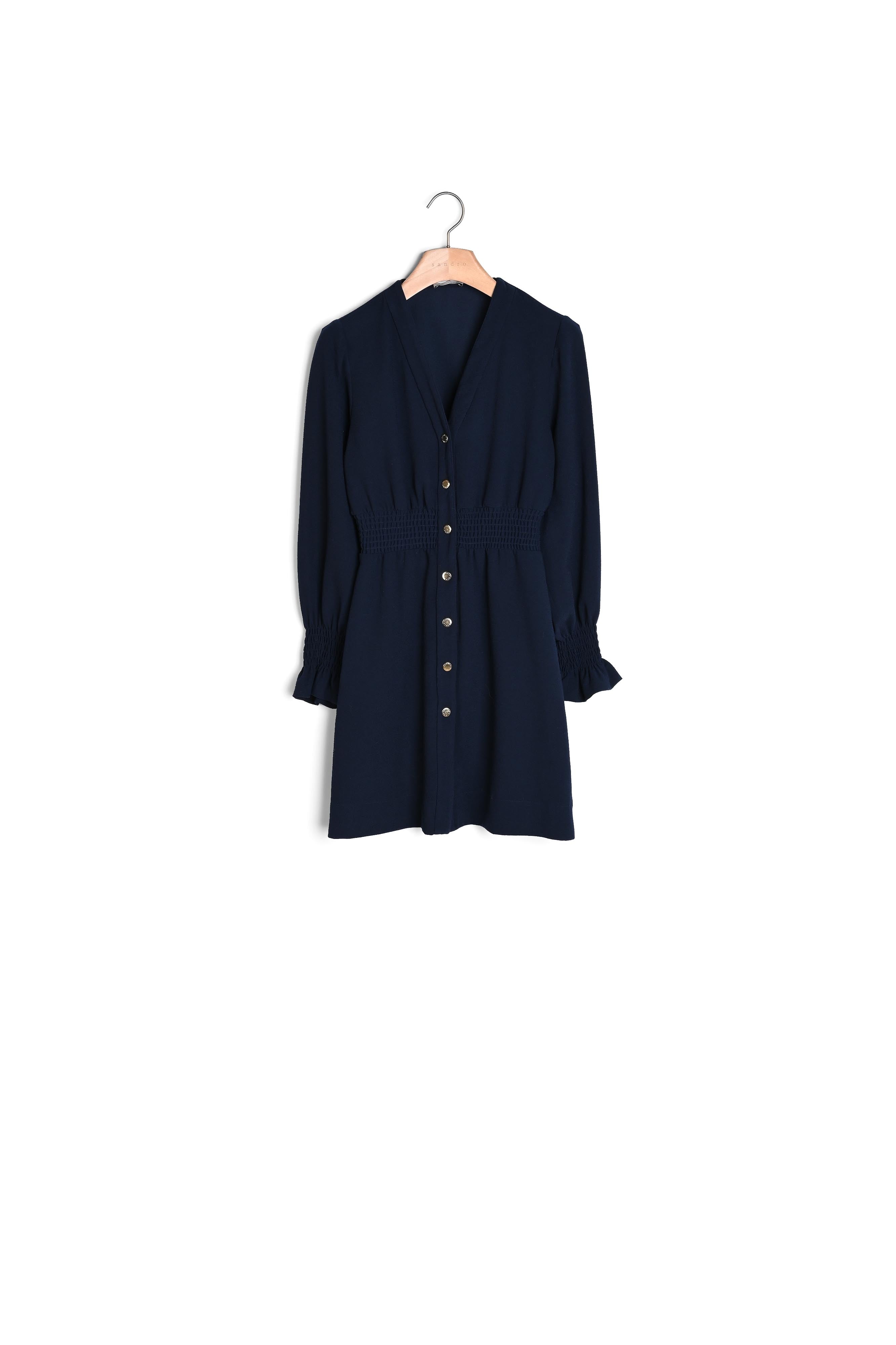 Robe à pressions et ceinture smockée Sandro seconde main