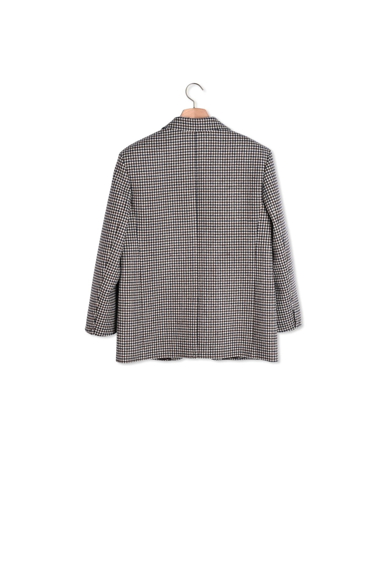 Veste de costume à petits carreaux Sandro seconde main