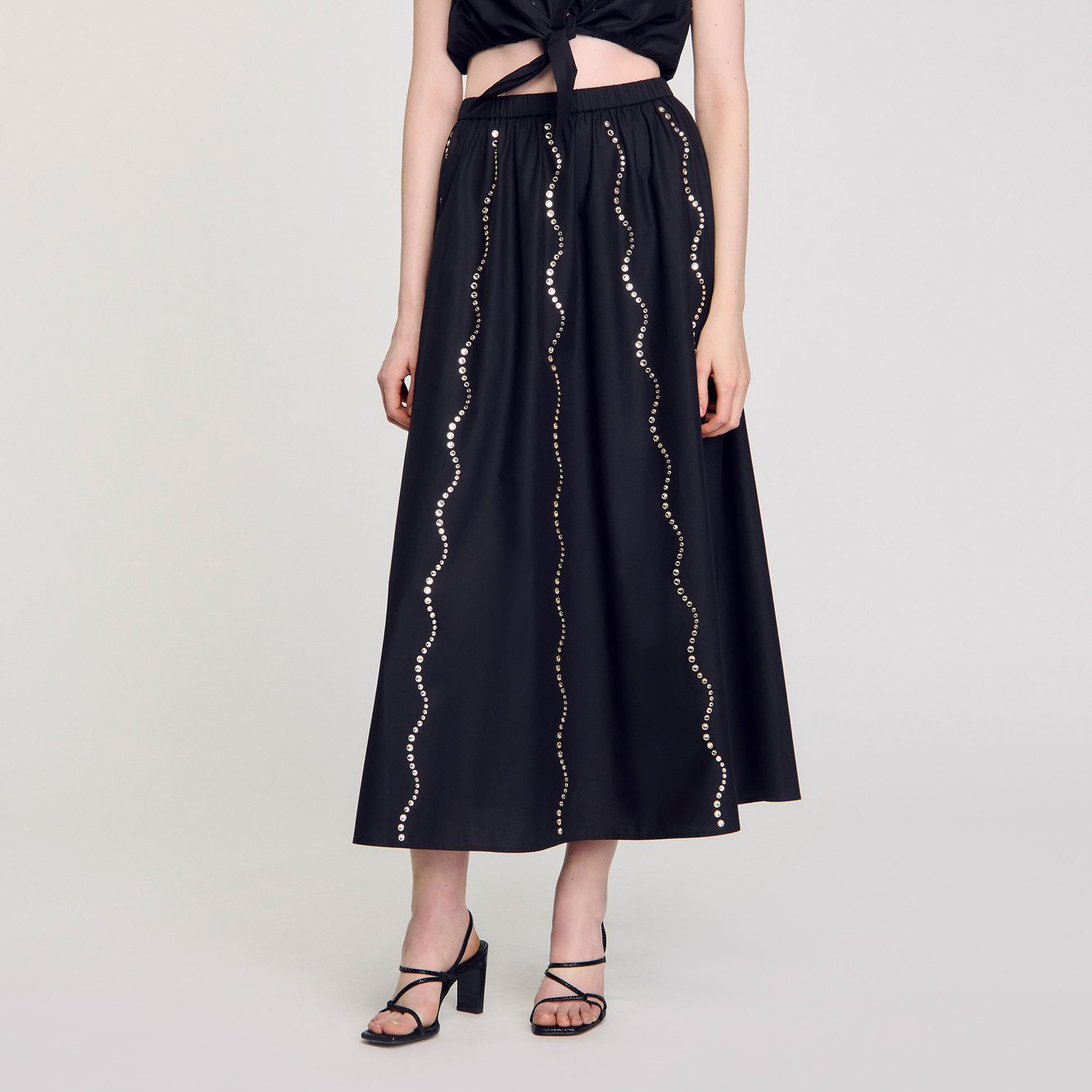 Jupe longue strassée Sandro seconde main