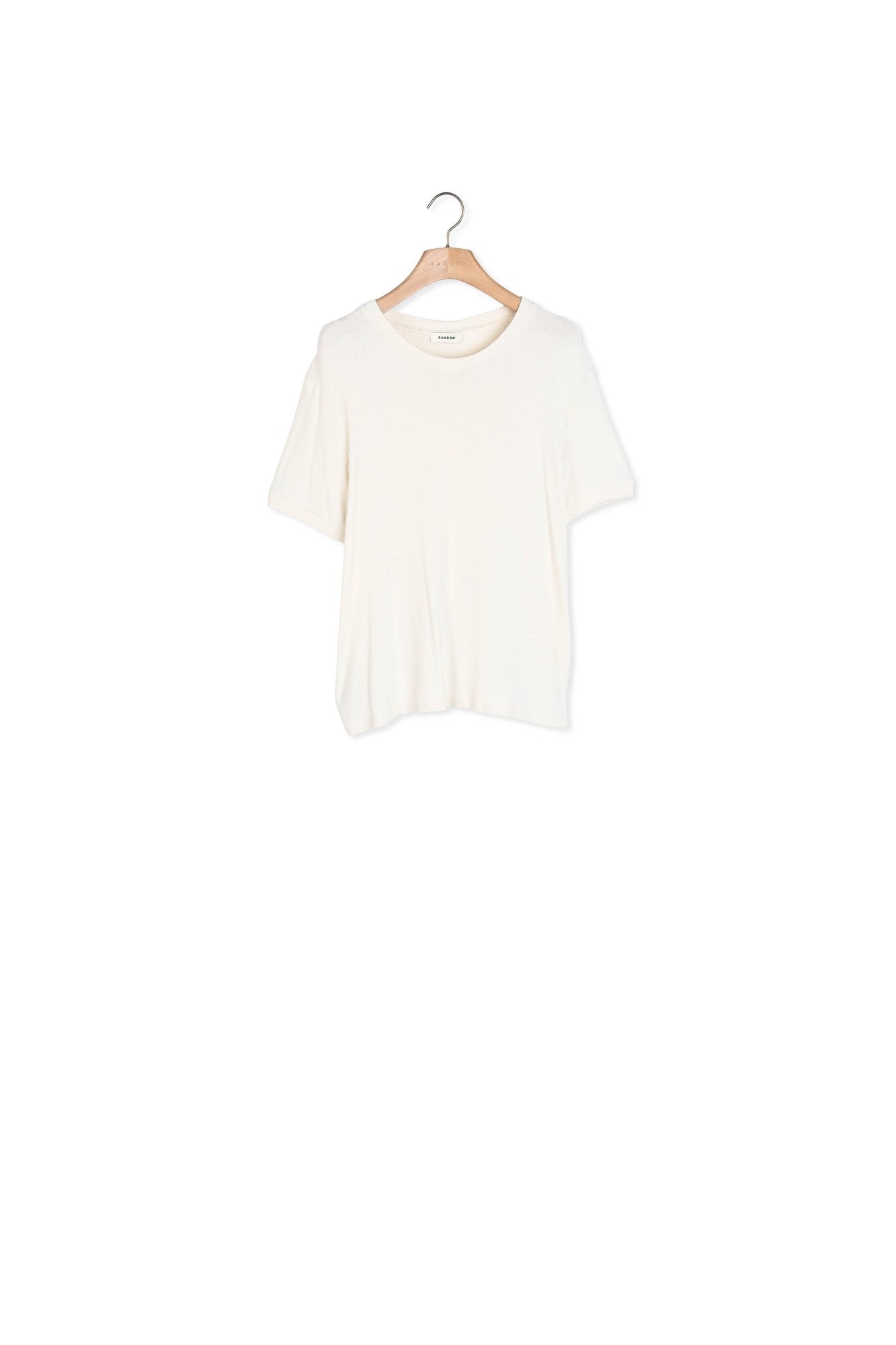 Tee-shirt col rond Sandro seconde main