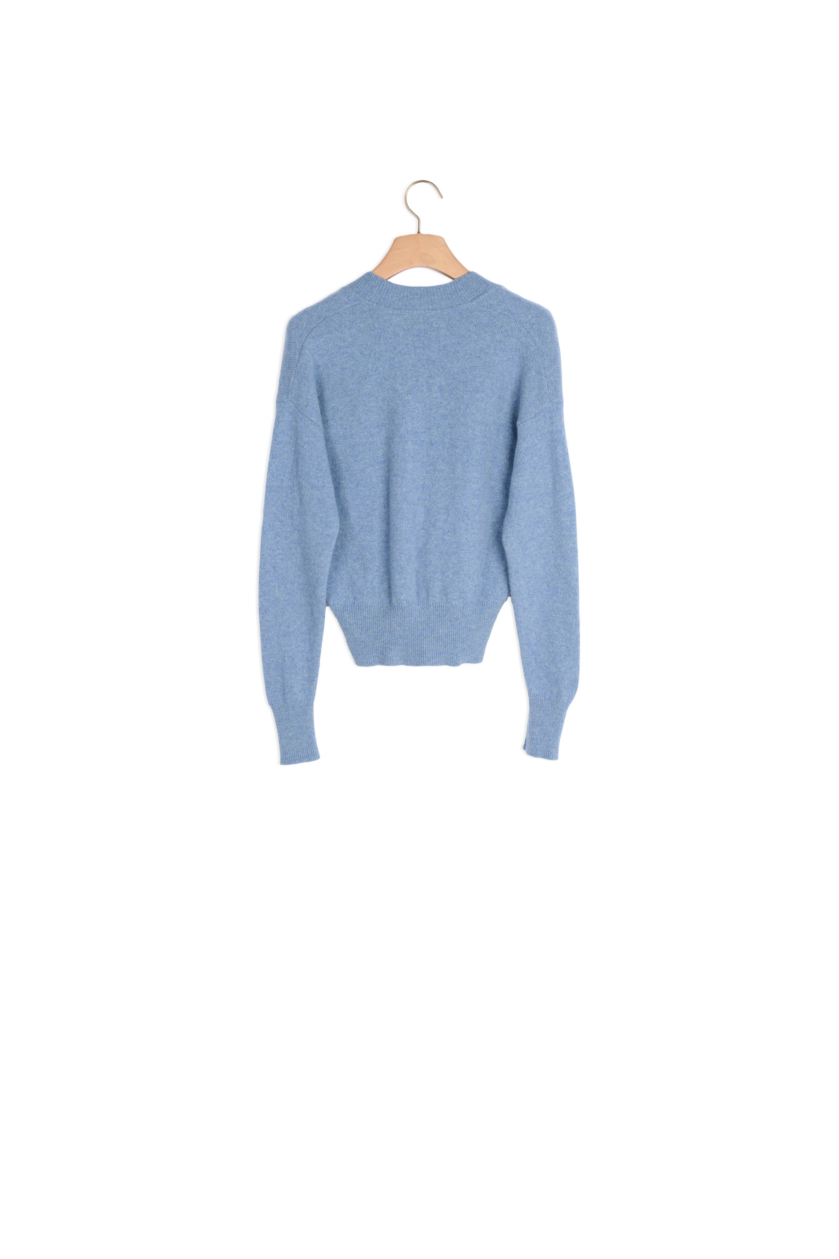 Pull col V en laine Sandro seconde main
