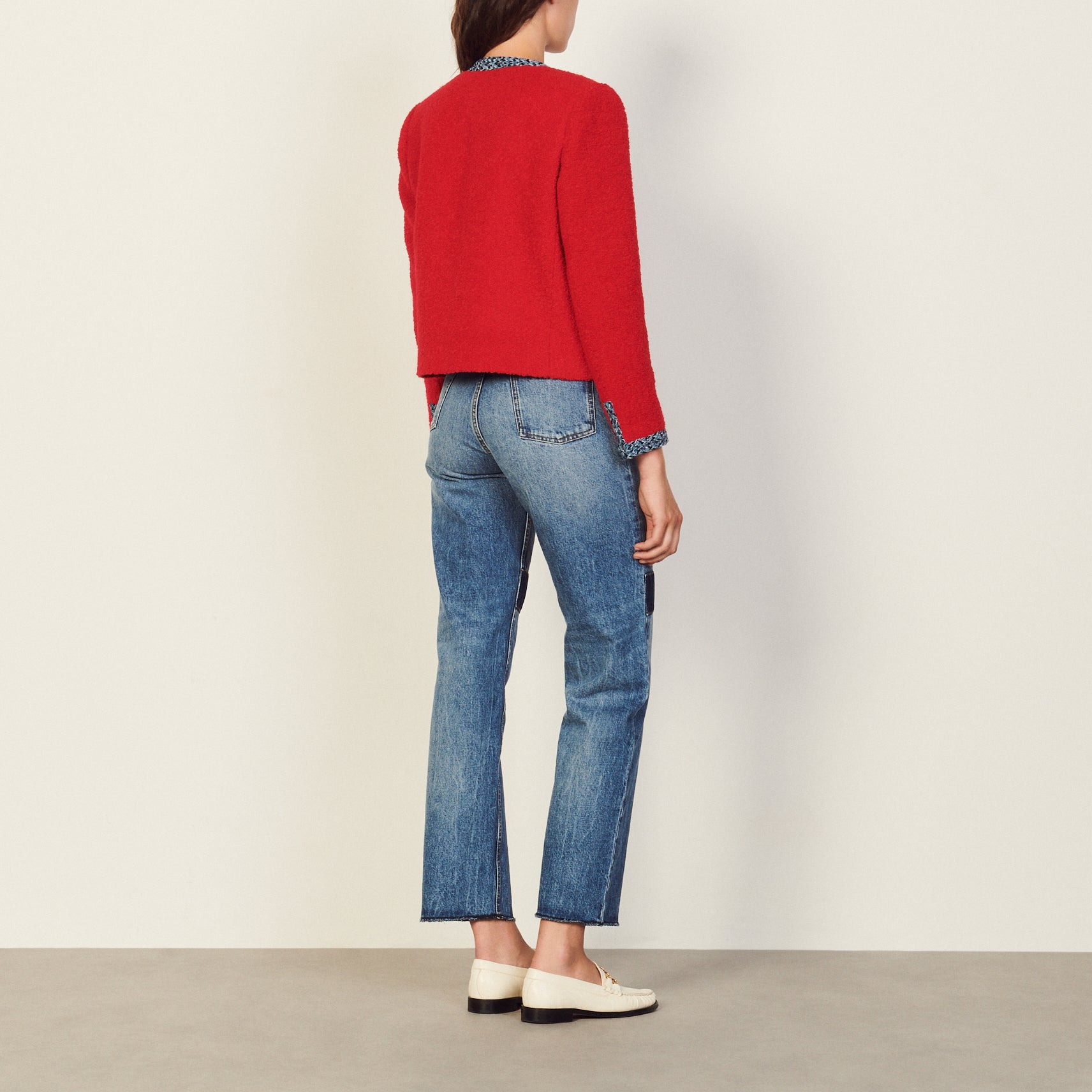 Veste Rouge Sandro seconde main