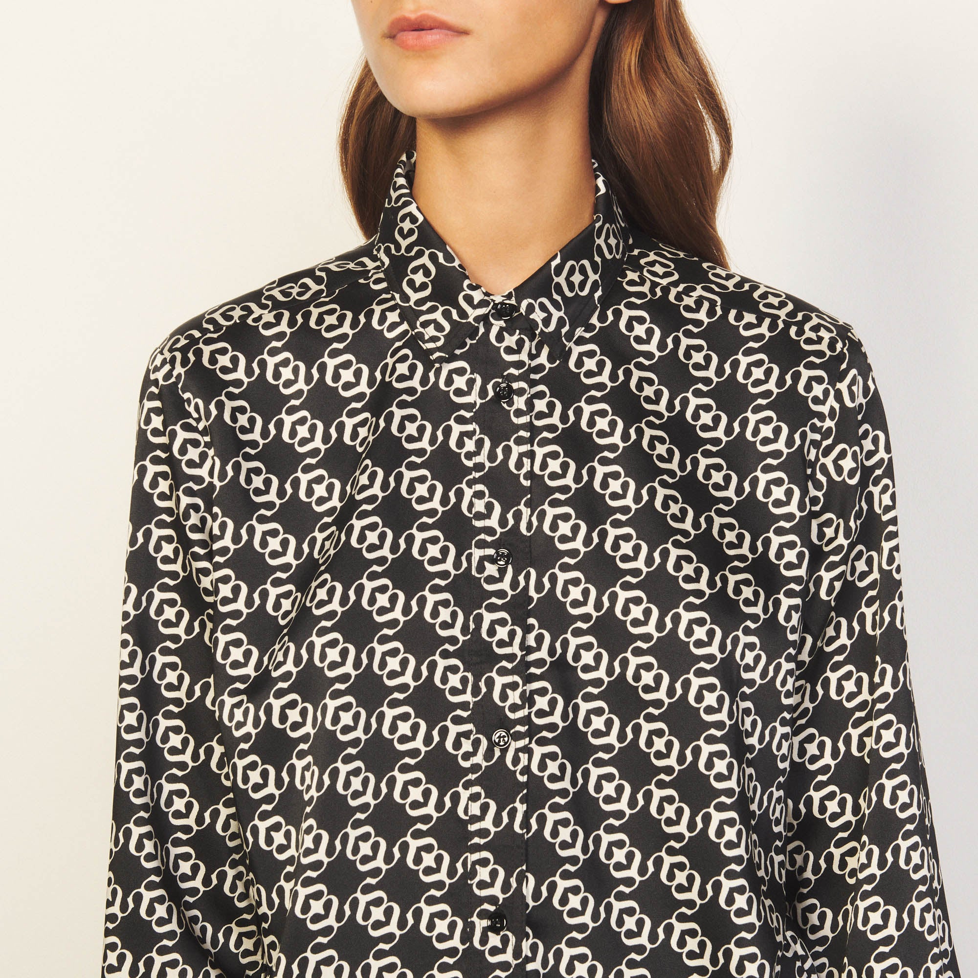 Chemise imprimée Sandro seconde main