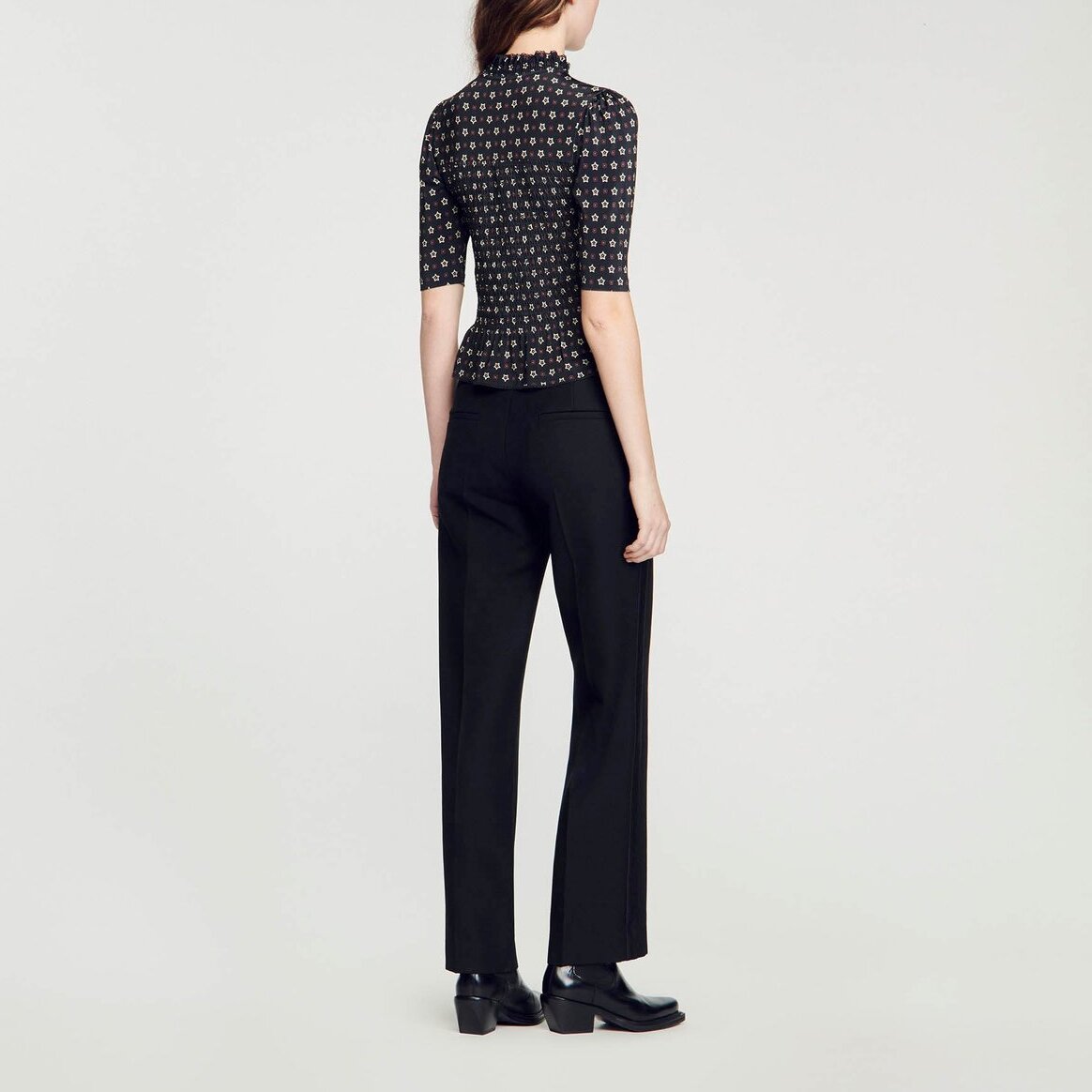 Top imprimé étoiles Sandro seconde main