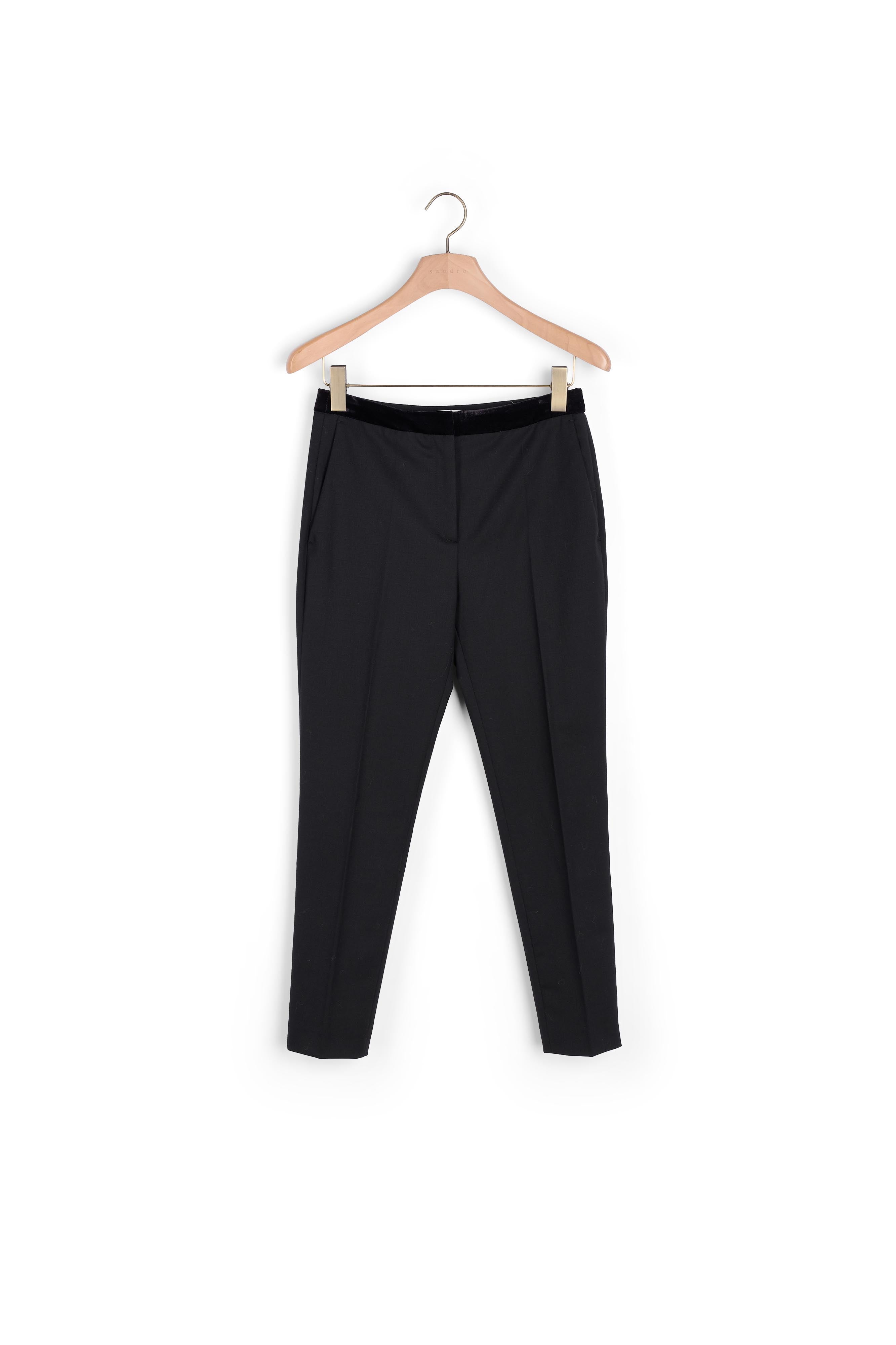 Pantalon de costume droit Sandro seconde main