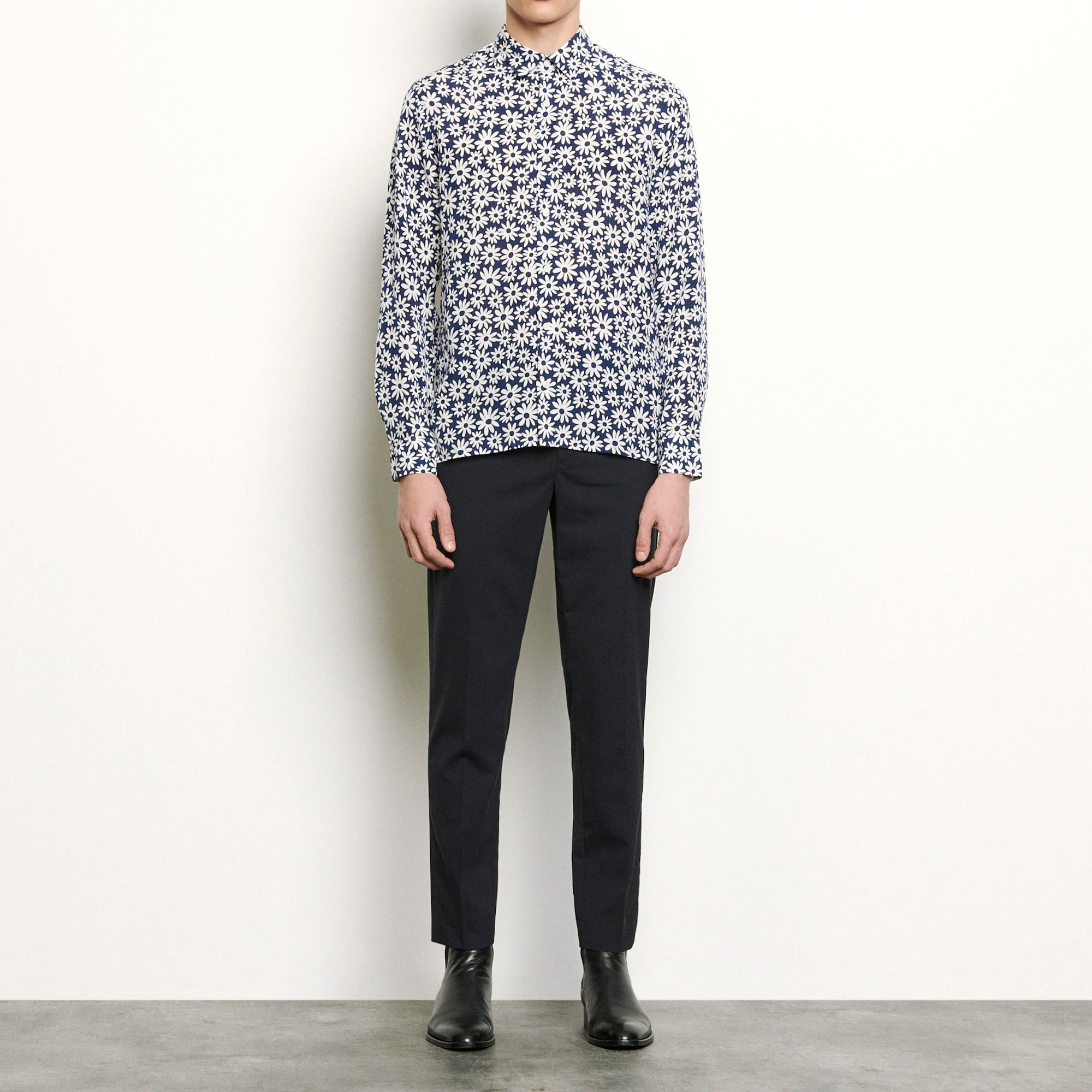 Chemise fluide imprimée Sandro seconde main