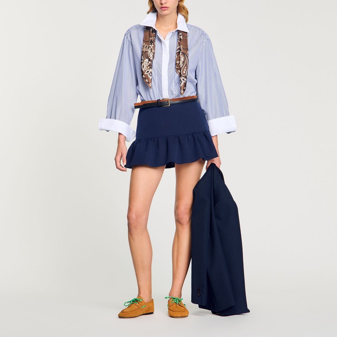 Short à volant Sandro seconde main