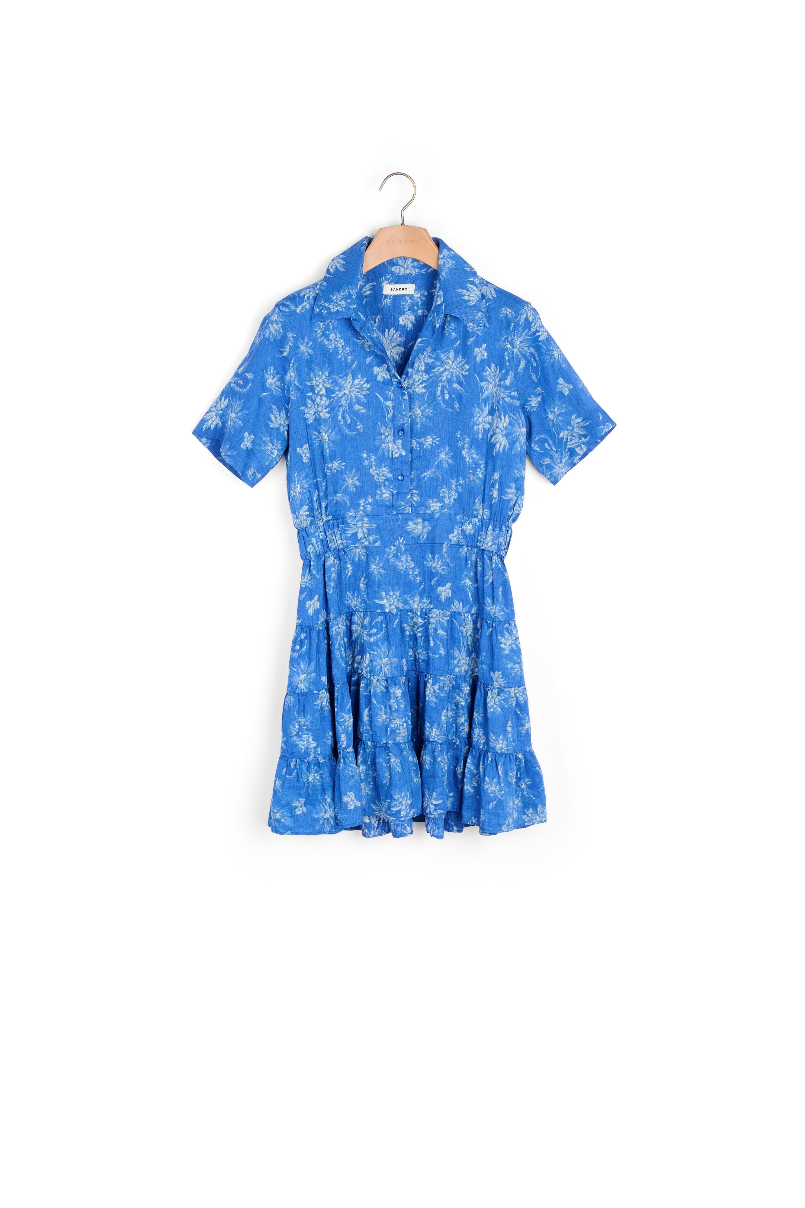 Robe courte imprimée Sandro seconde main