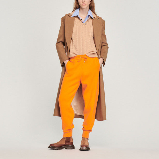 Pantalon de jogging en maille Sandro seconde main