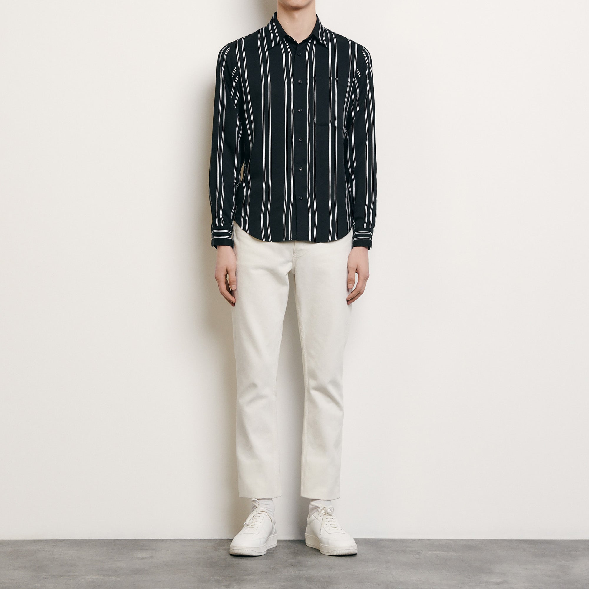 Chemise fluide rayée Sandro seconde main