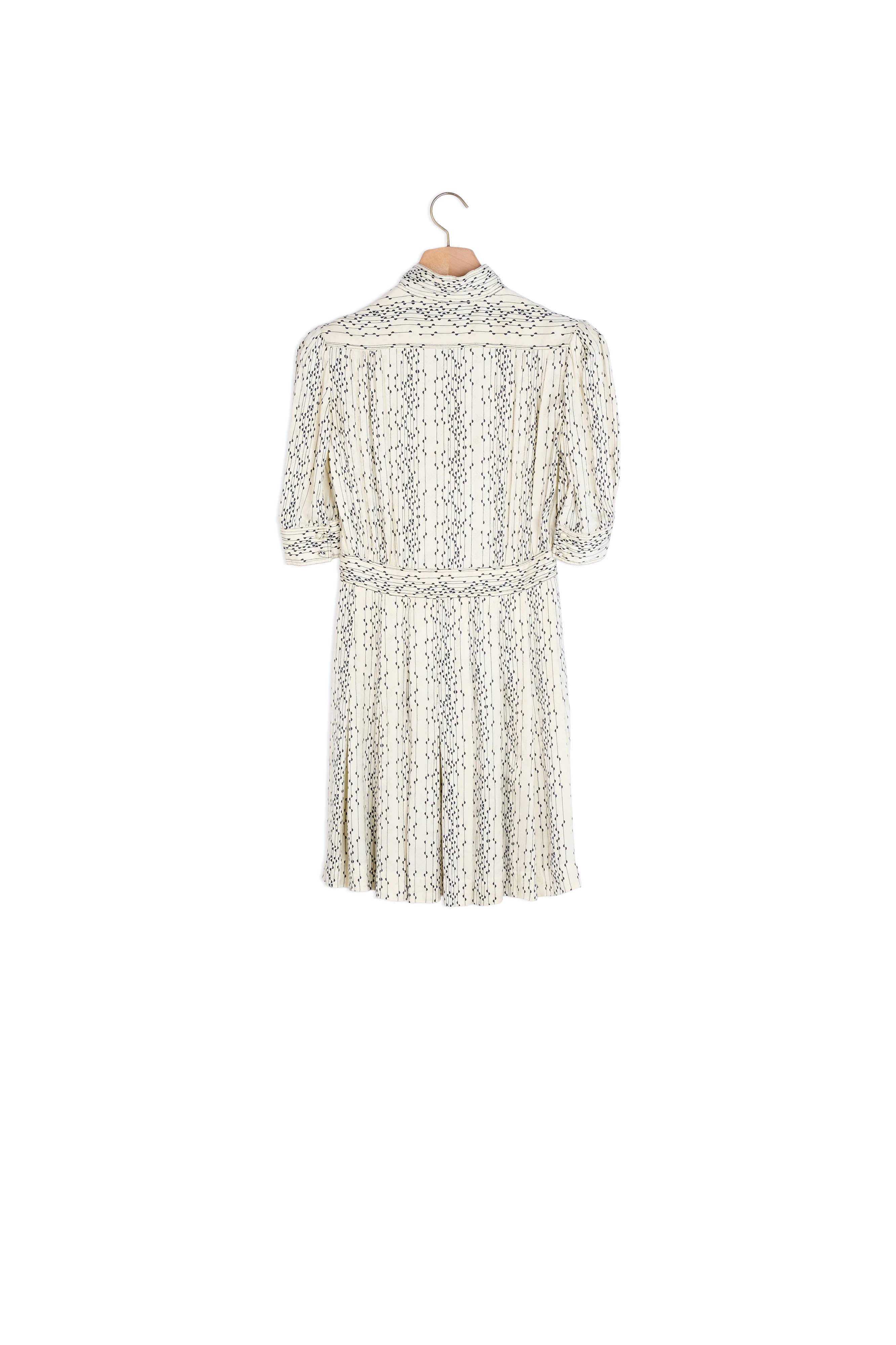 Robe Chemise courte imprimée Sandro seconde main