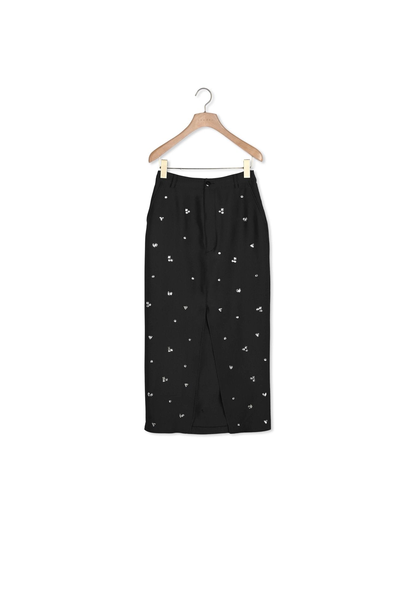 Jupe droite strassée Sandro seconde main