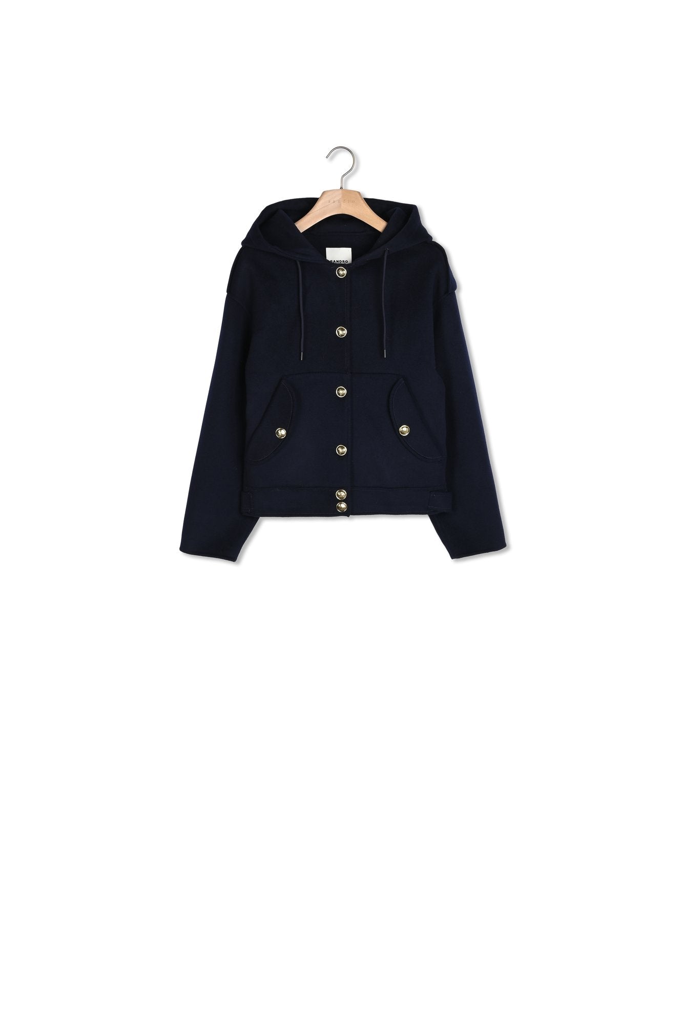 Manteau en laine double face Sandro seconde main