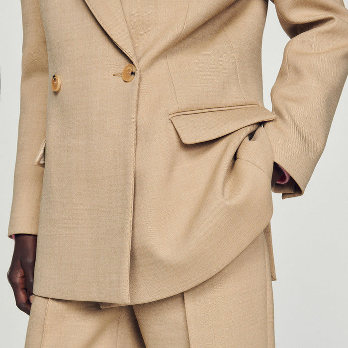 Veste de tailleur oversize Sandro seconde main