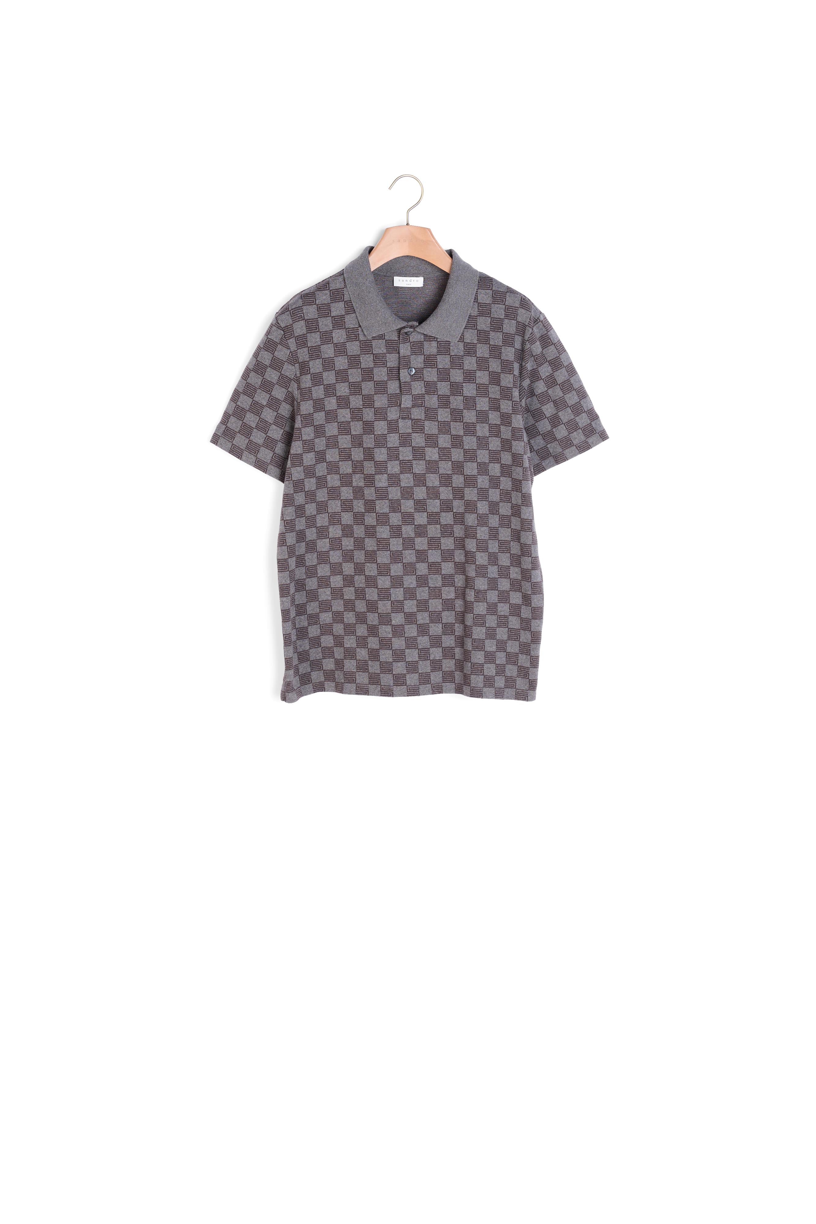 T-shirt Anthracite Sandro seconde main