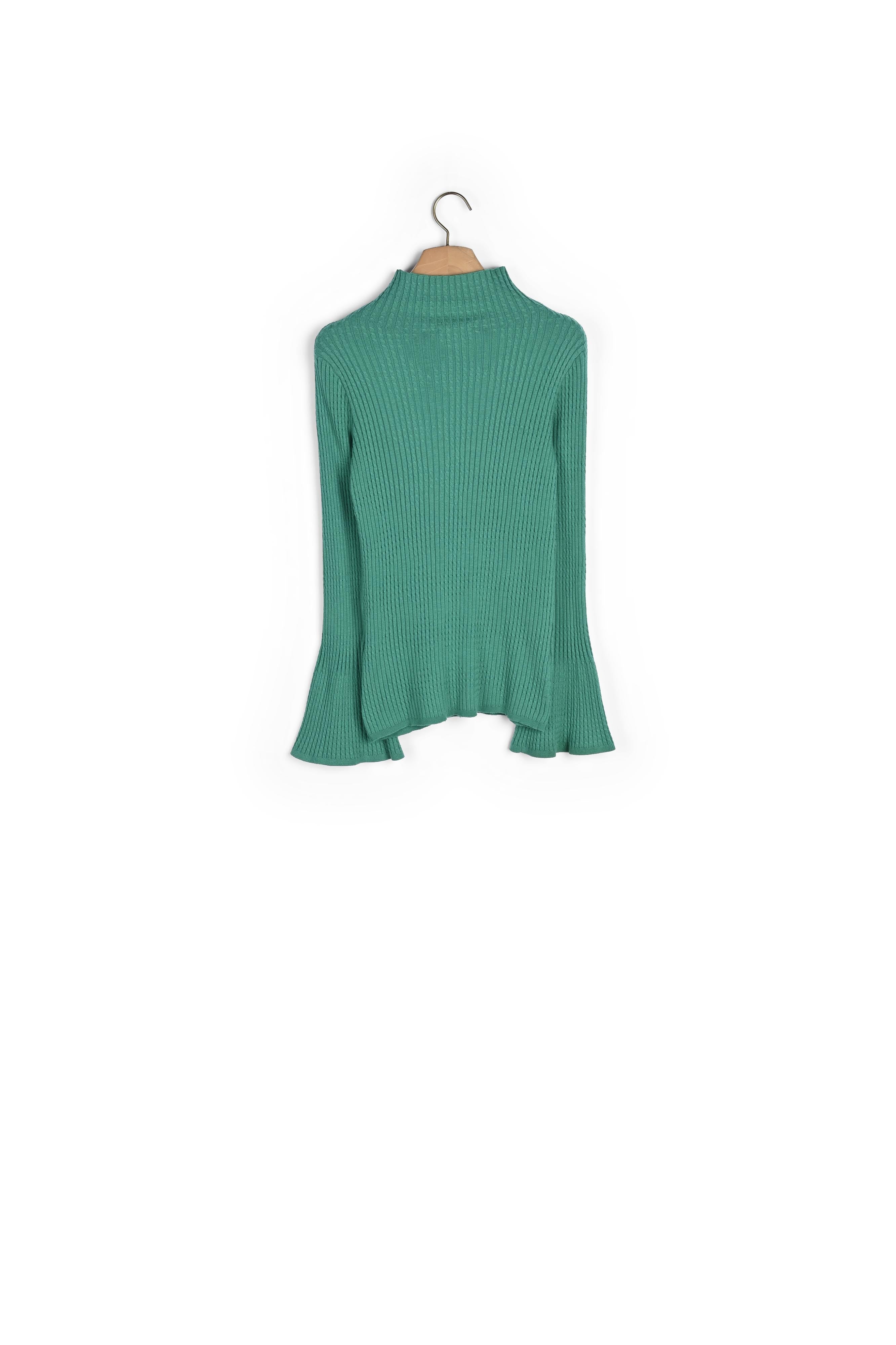 Pull col montant et manches évasées Sandro seconde main