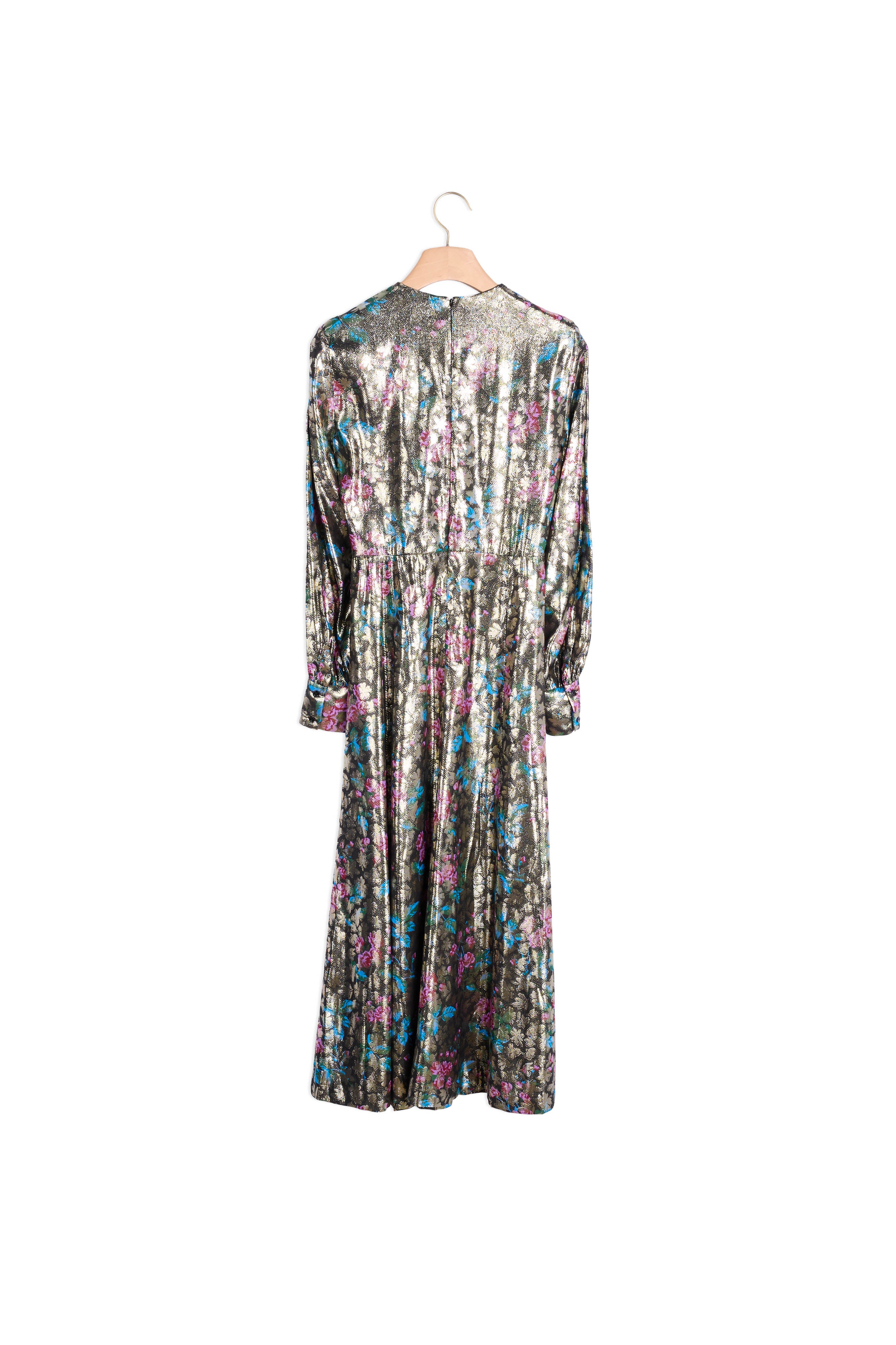 Robe longue en jacquard lurex Sandro seconde main