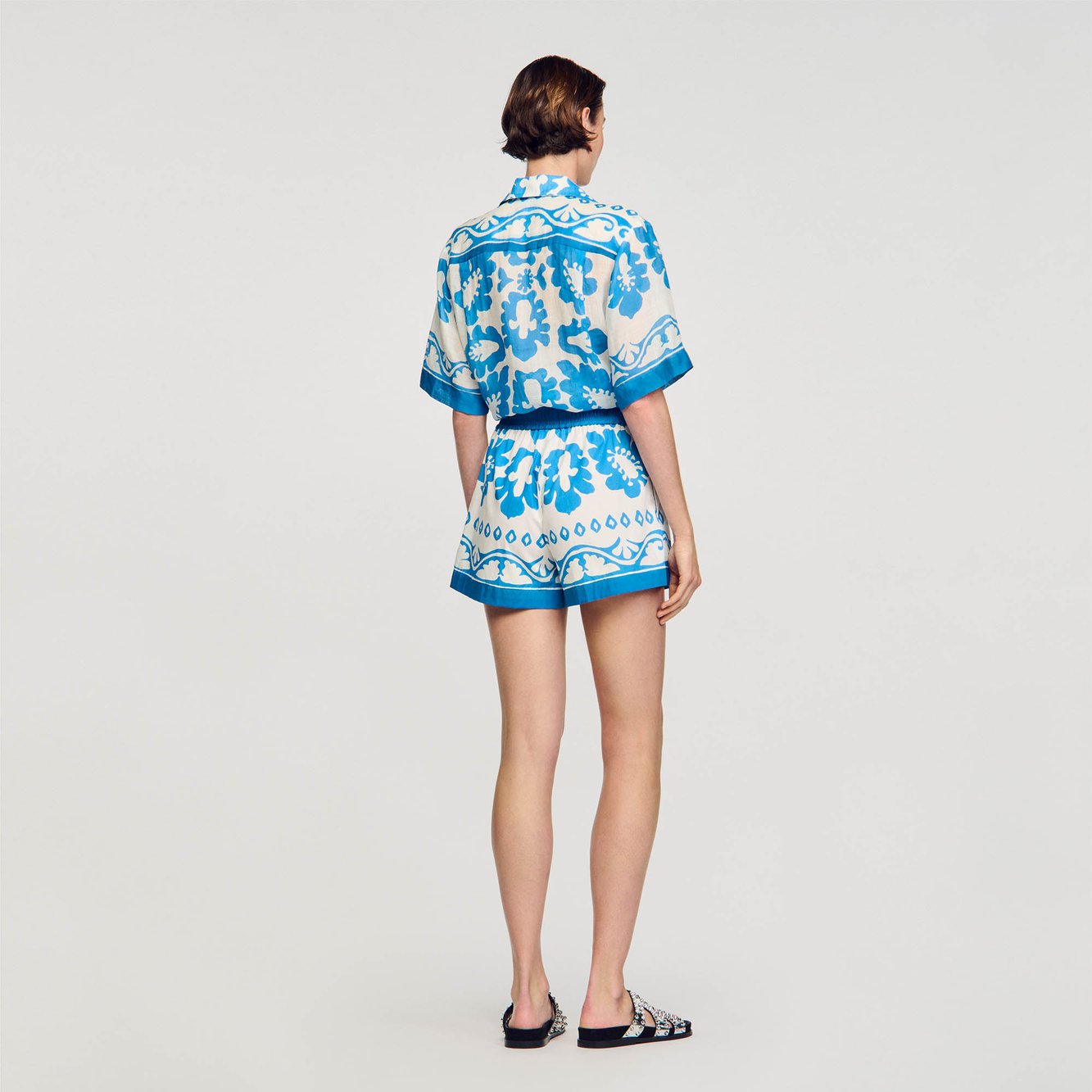 Short large imprimé Sandro seconde main