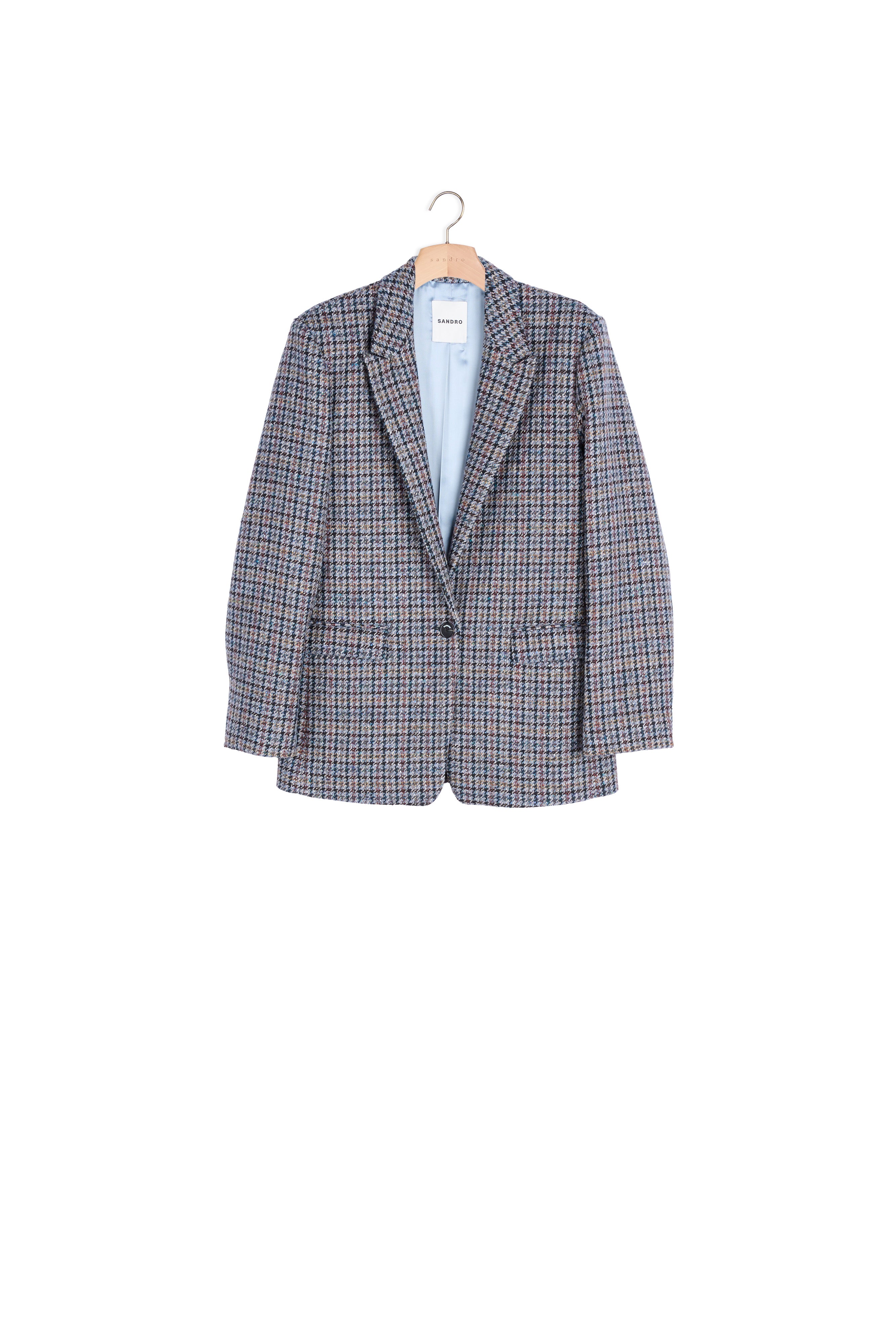 Veste de tailleur a carreaux Sandro seconde main