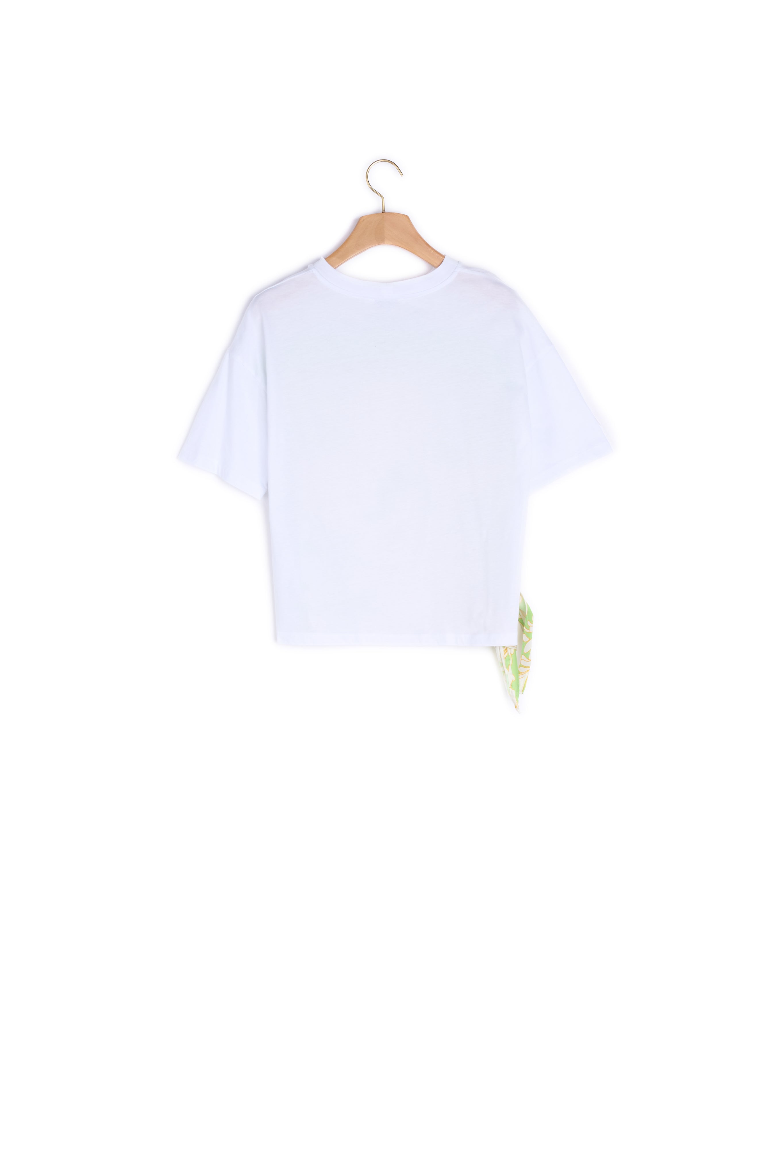 Tee-shirt foulard en coton biologique Sandro seconde main