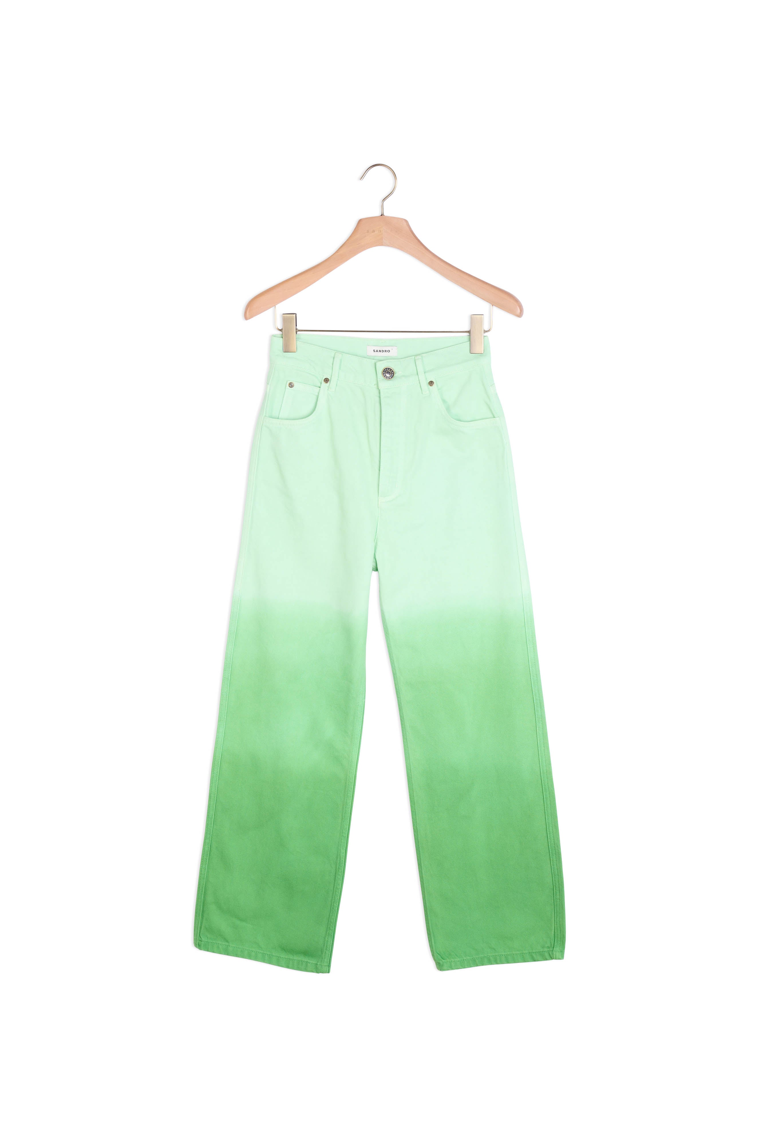 Jean droit effet dégradé Sandro seconde main