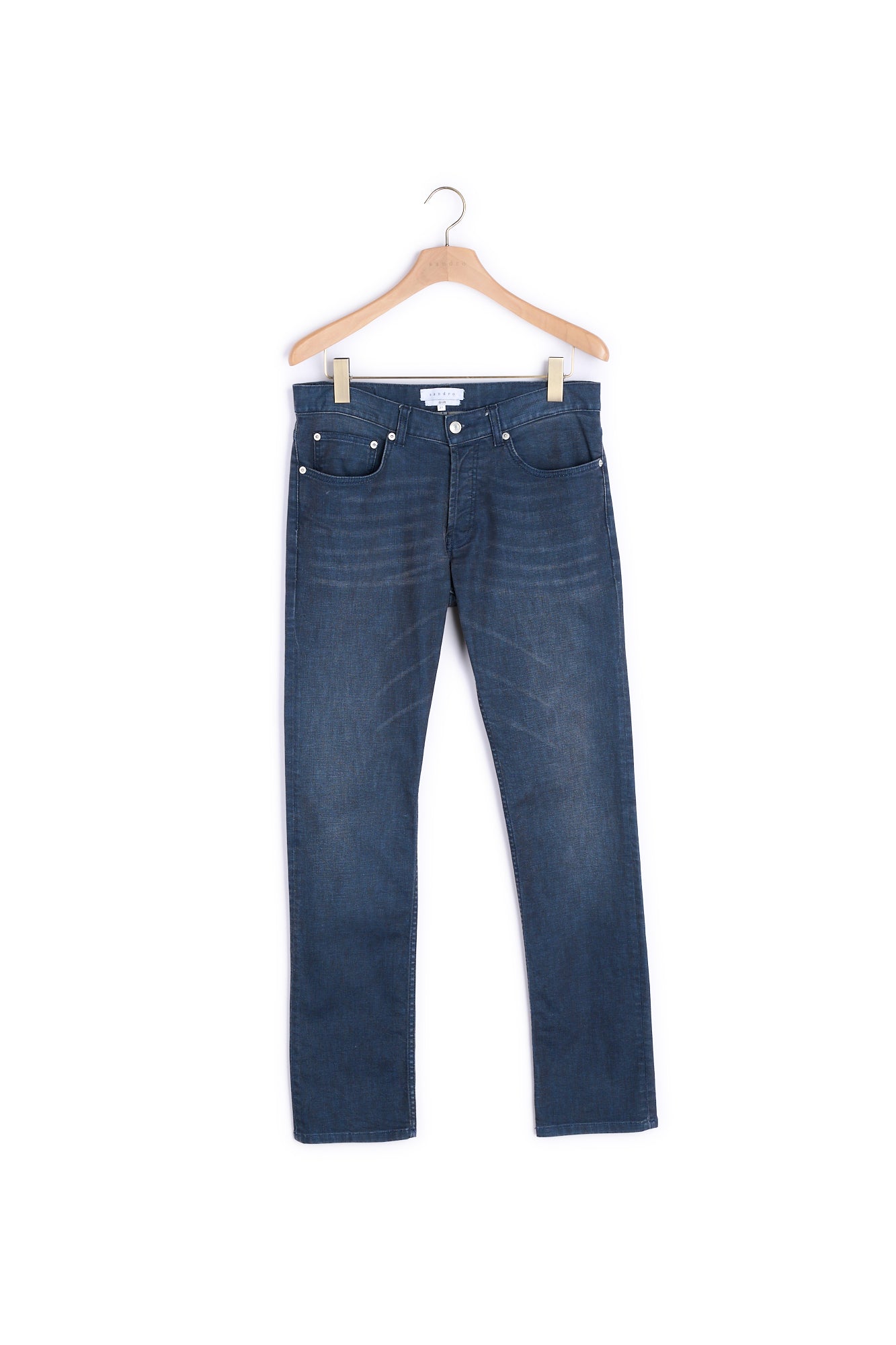 Jean indigo - Coupe étroite Sandro seconde main