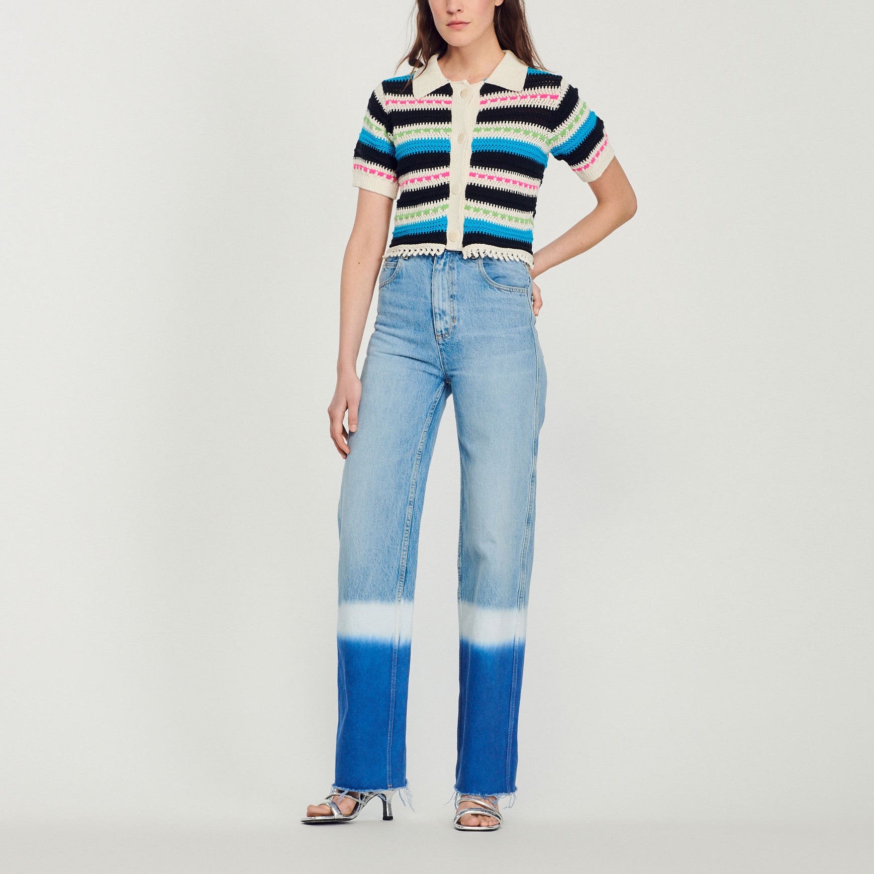 Jean tie&dye Sandro seconde main