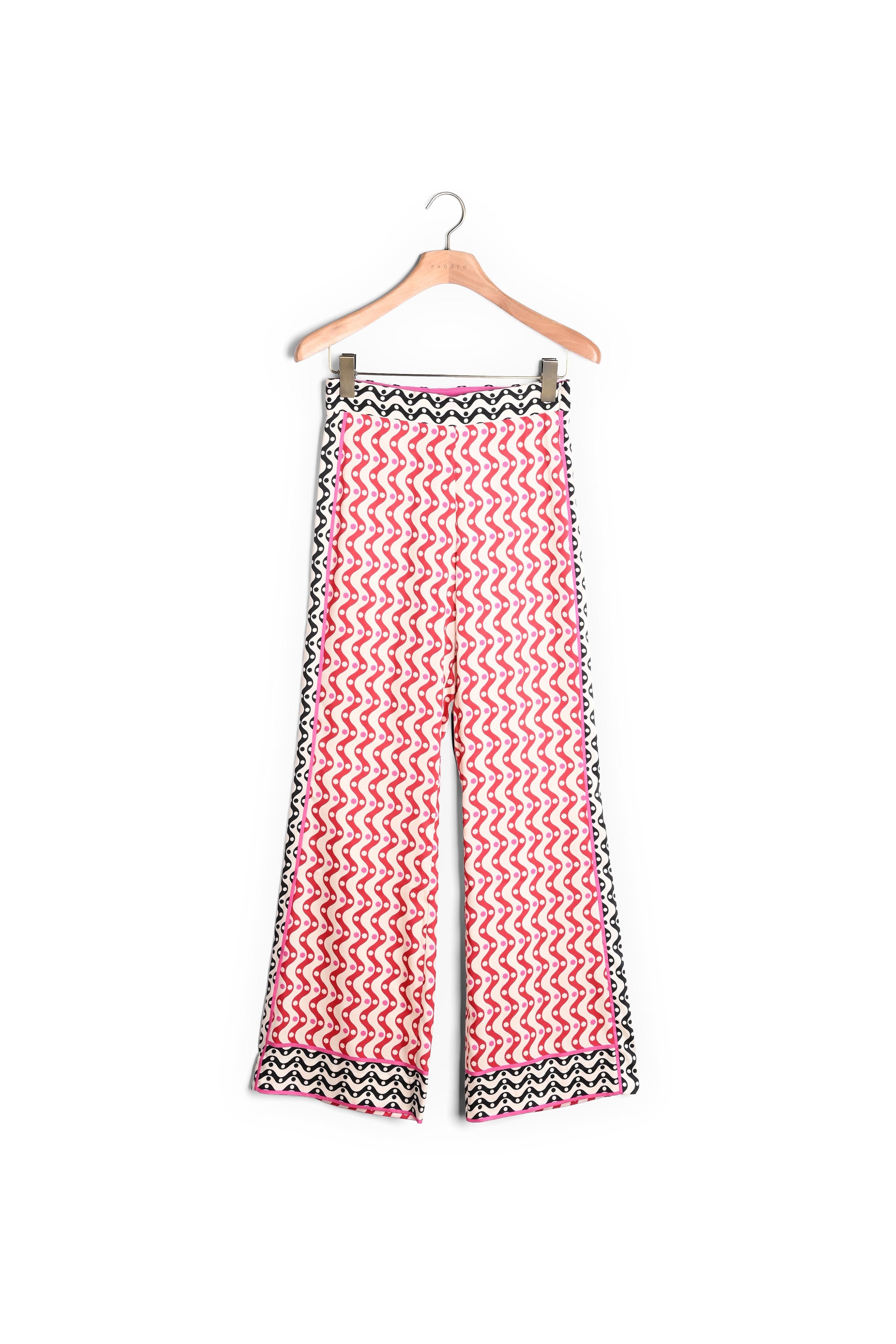 Pantalon fluide imprimé étoiles Sandro seconde main