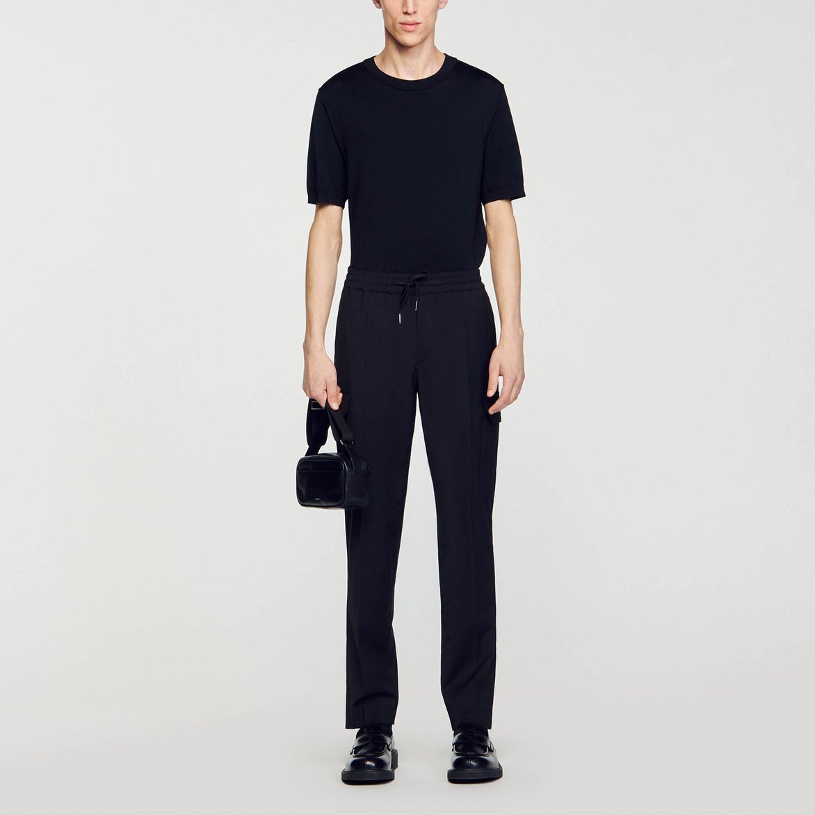 Pantalon cargo élastiqué Sandro seconde main