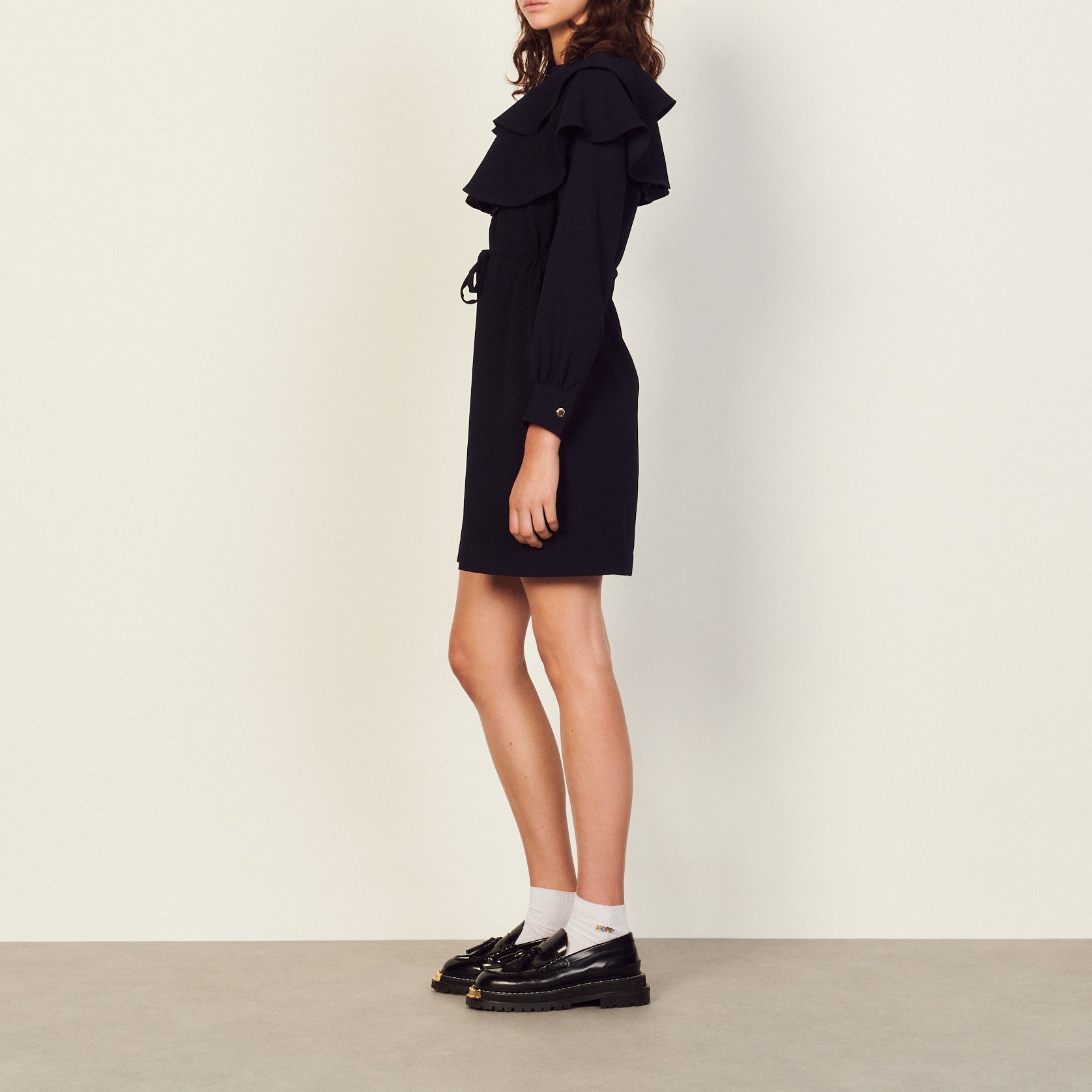 Robe avec volants oversize Sandro seconde main