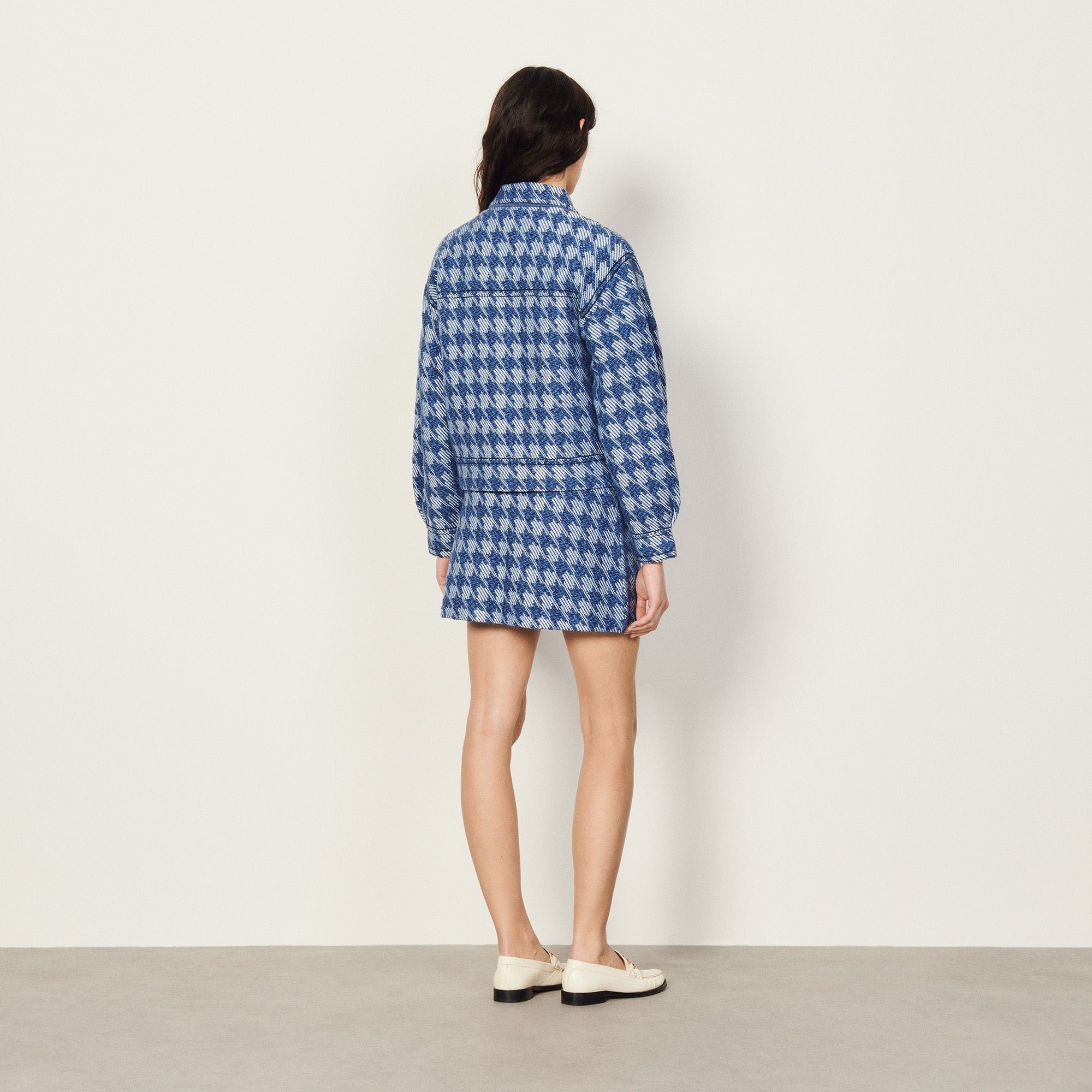 Veste pied de poule Sandro seconde main