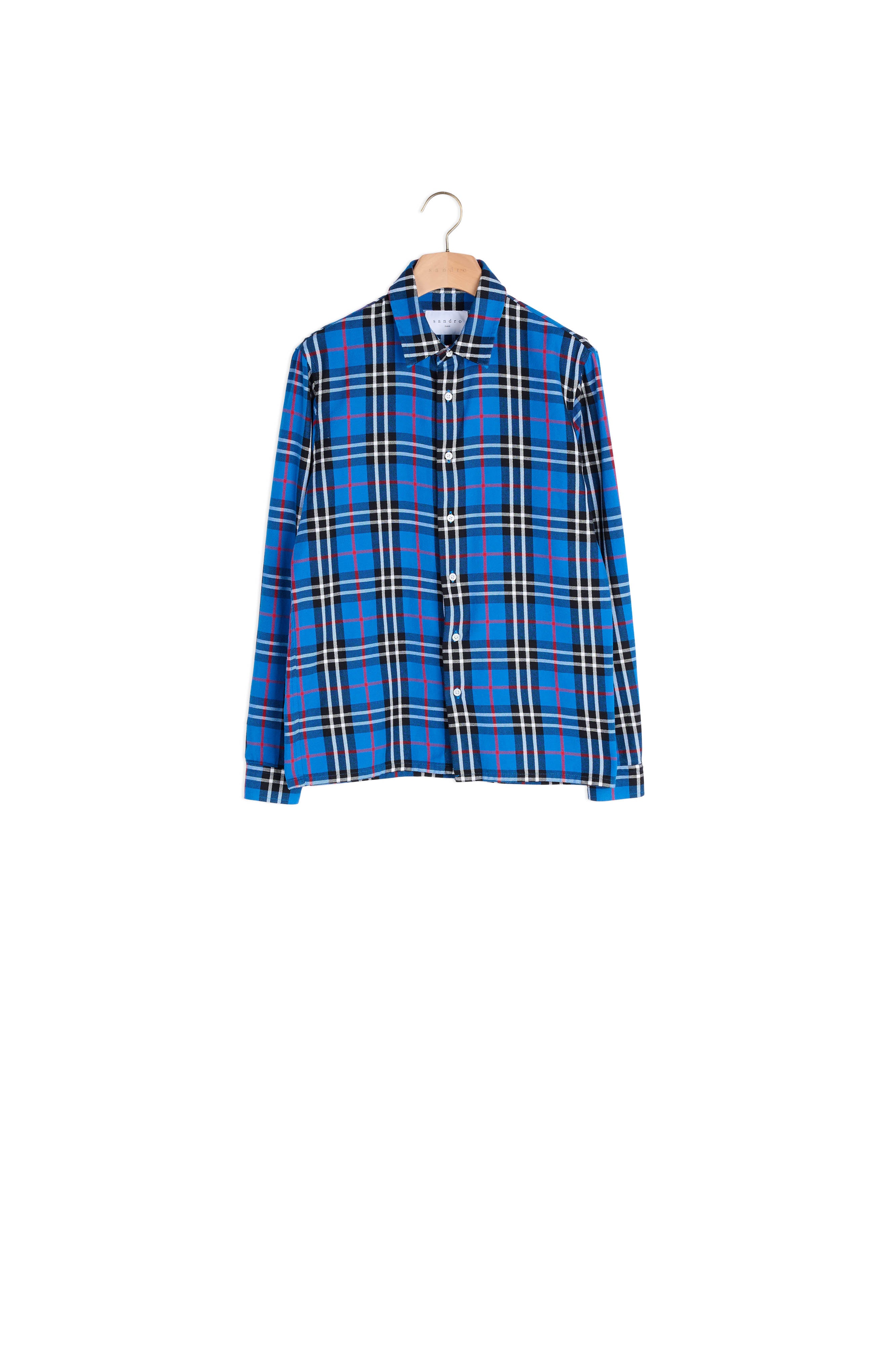 Chemise large à carreaux Sandro seconde main