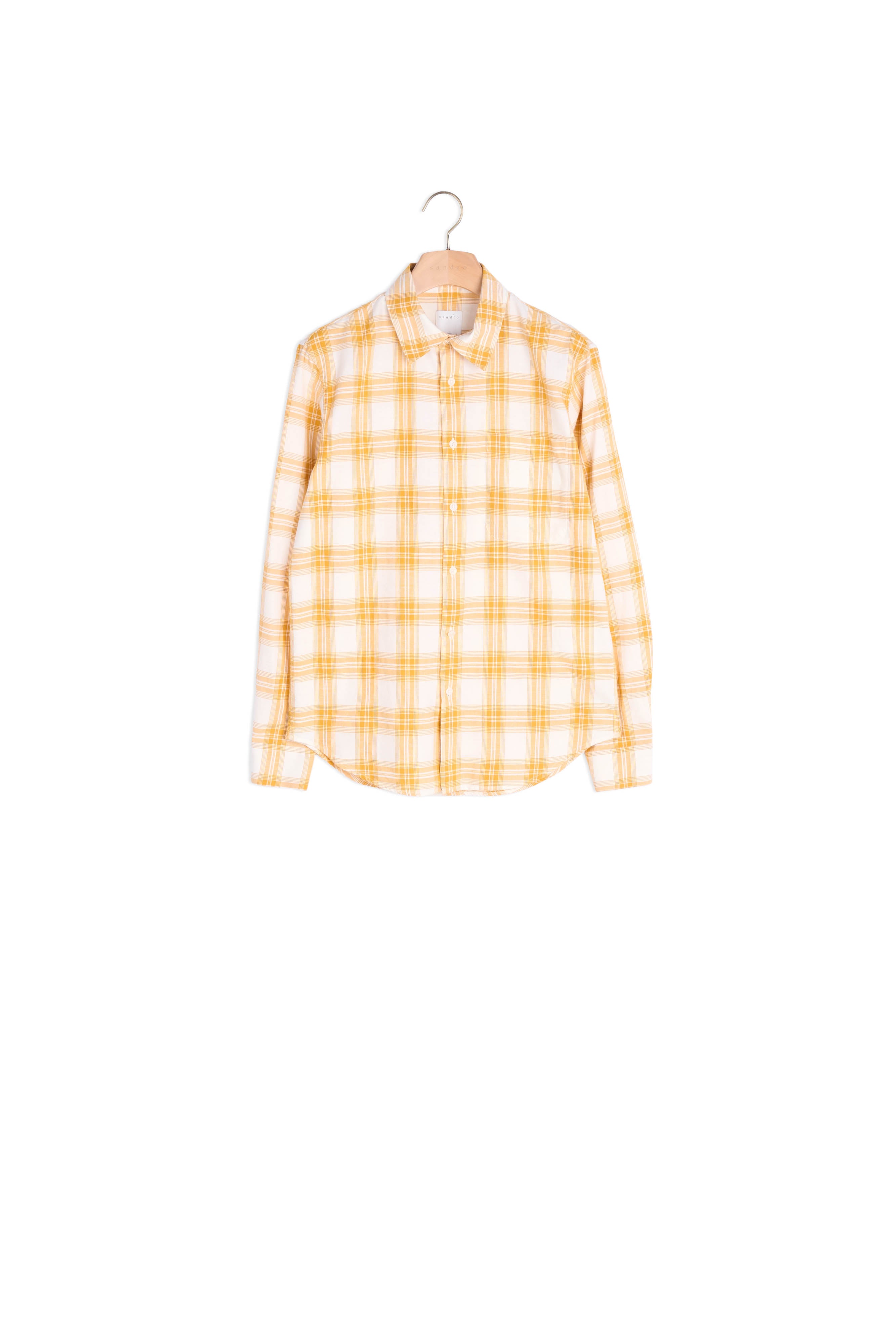 Chemise en coton à carreaux Sandro seconde main