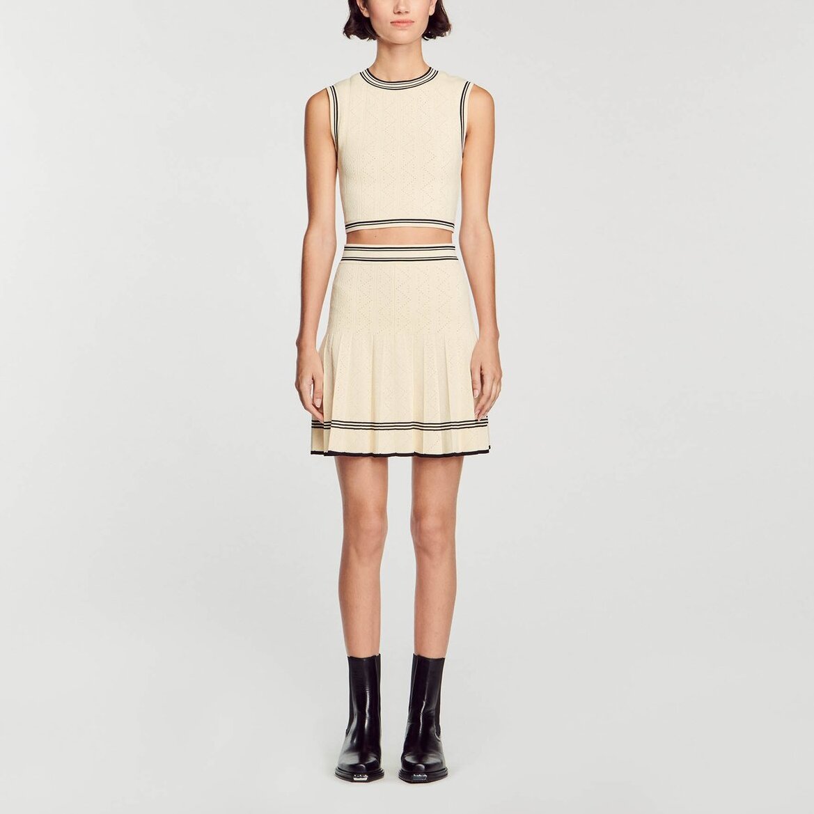 Pull court sans manches Sandro seconde main