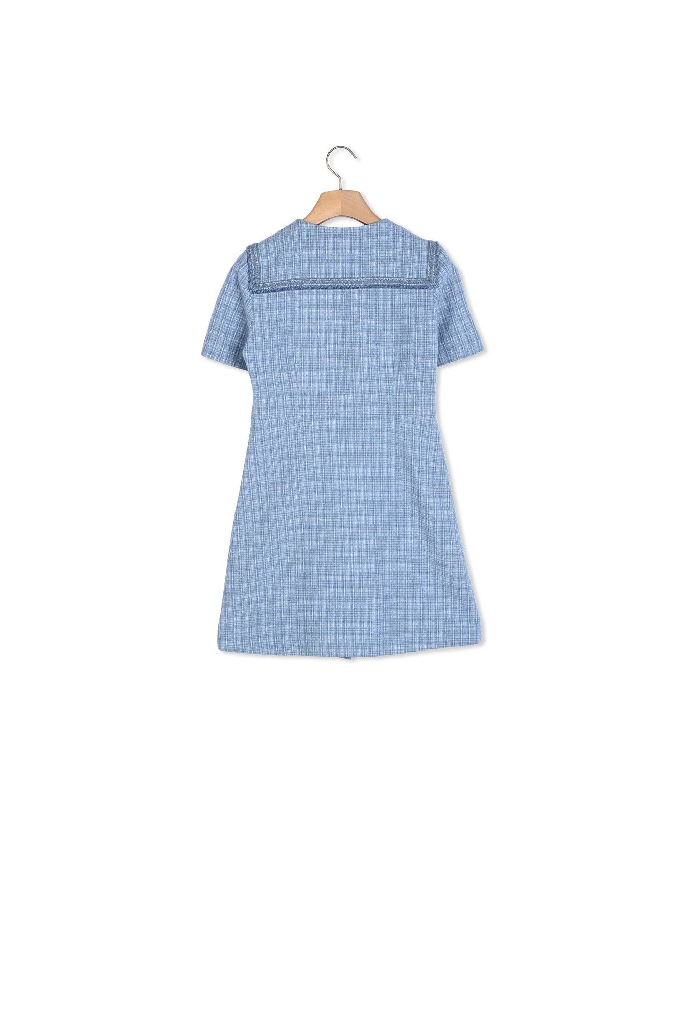 Robe courte boutonnée en tweed Sandro seconde main