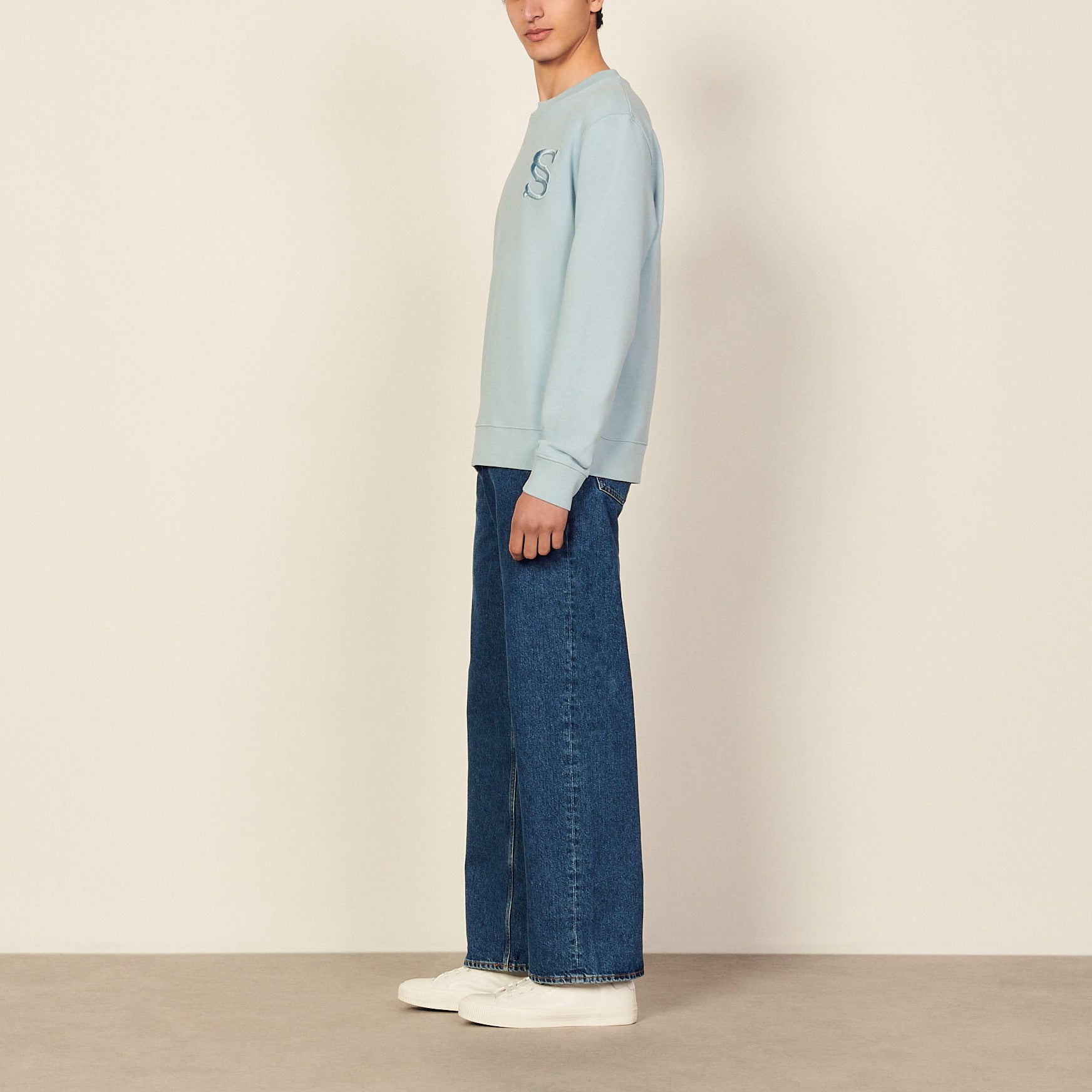 Sweat brodé Sandro seconde main