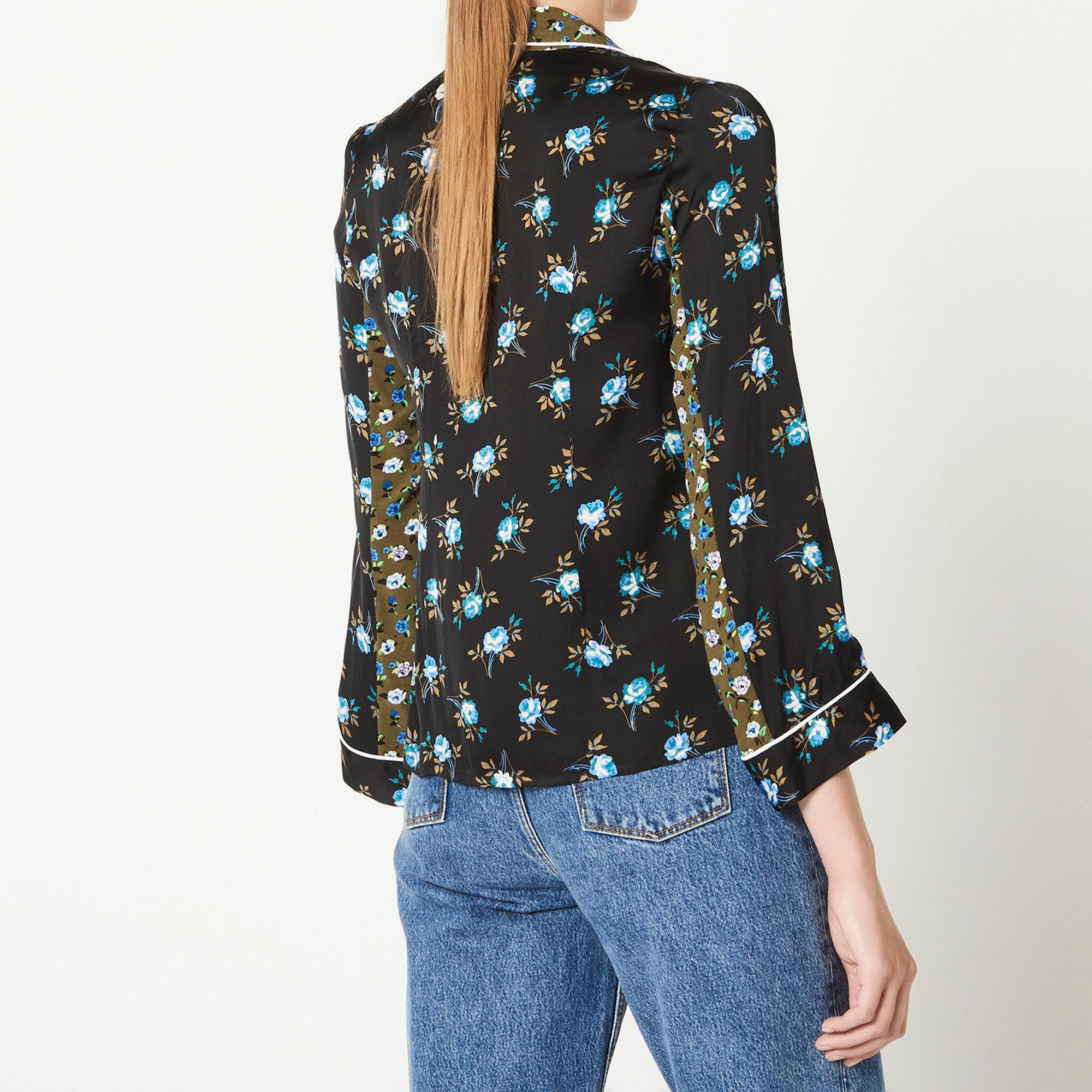 Chemise fluide esprit pyjama Sandro seconde main