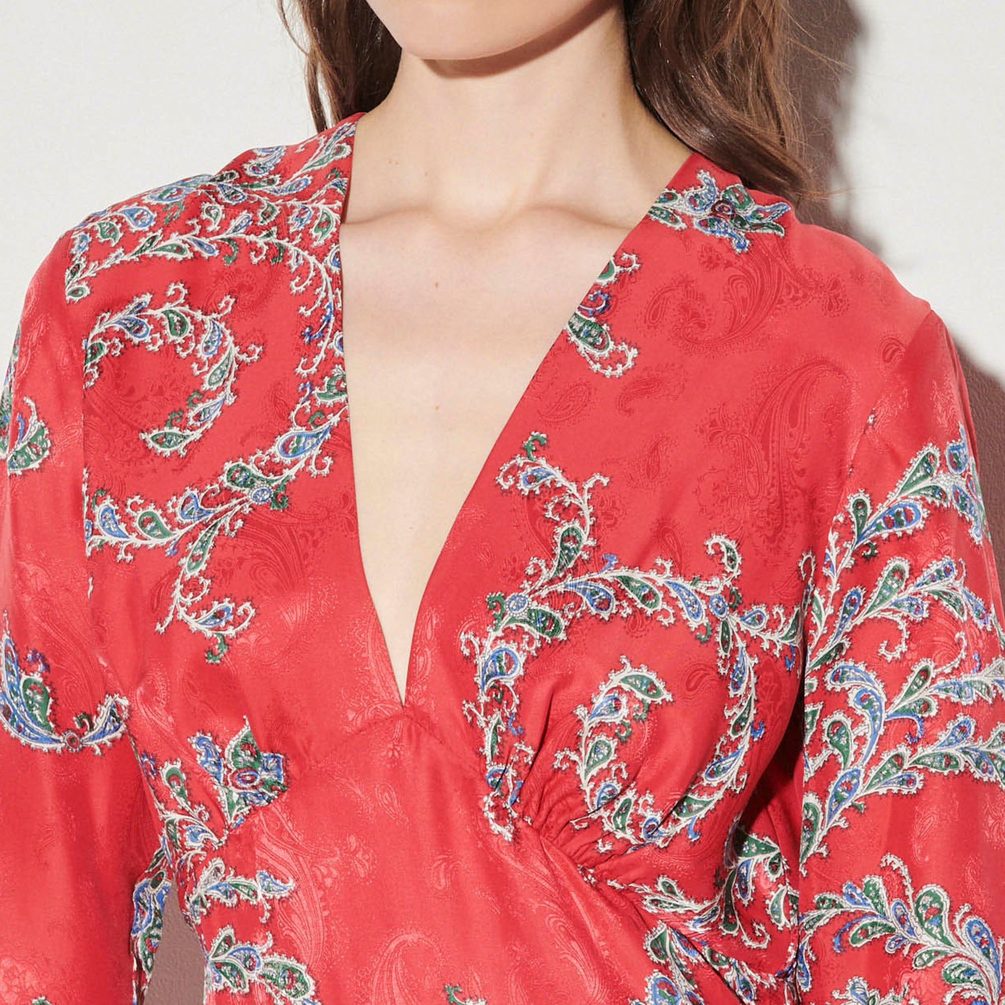 Robe midi imprimée Sandro seconde main