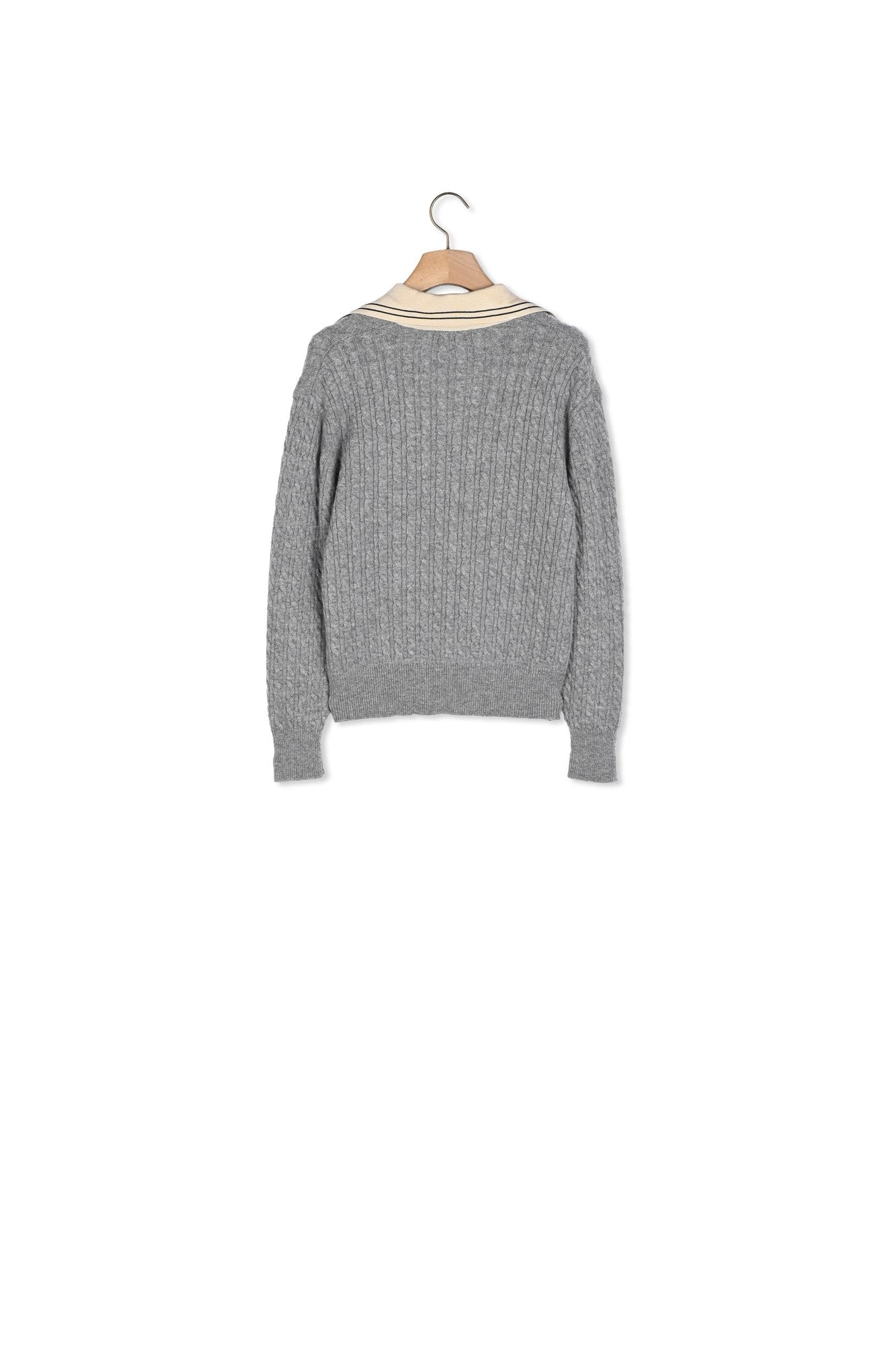 Pull torsadé à col plongeant Sandro seconde main