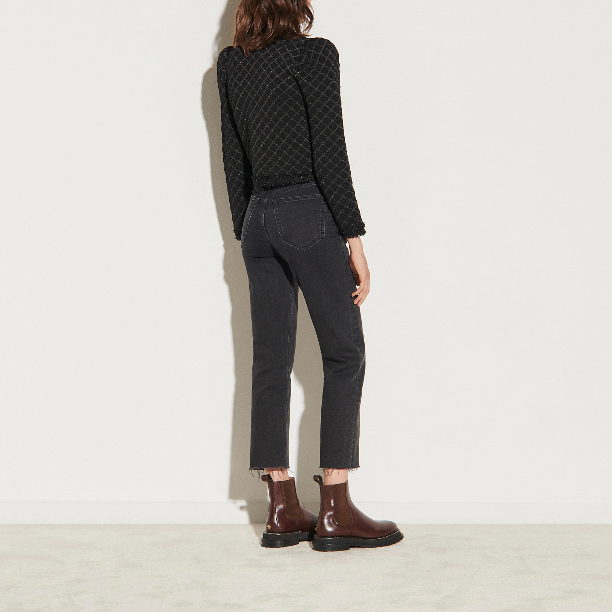 Cardigan à effet matelassé Sandro seconde main