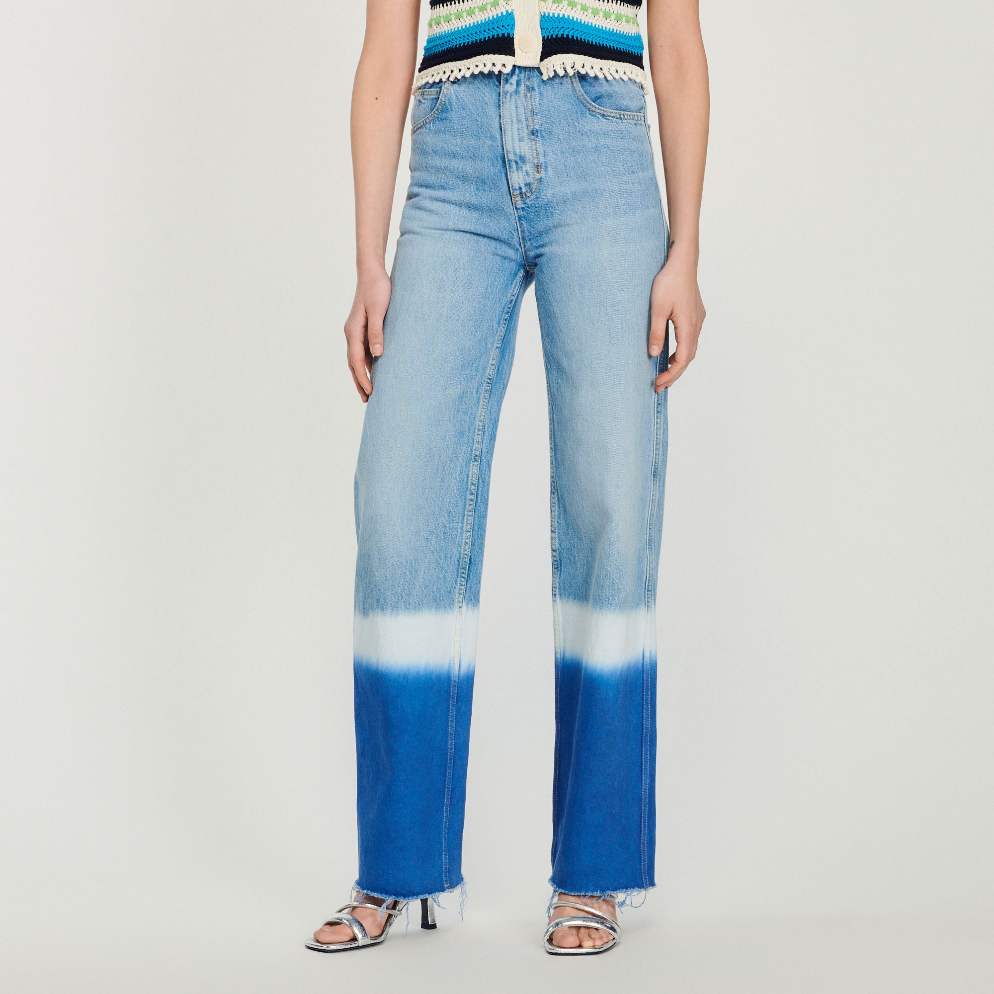 Jean tie&dye Sandro seconde main