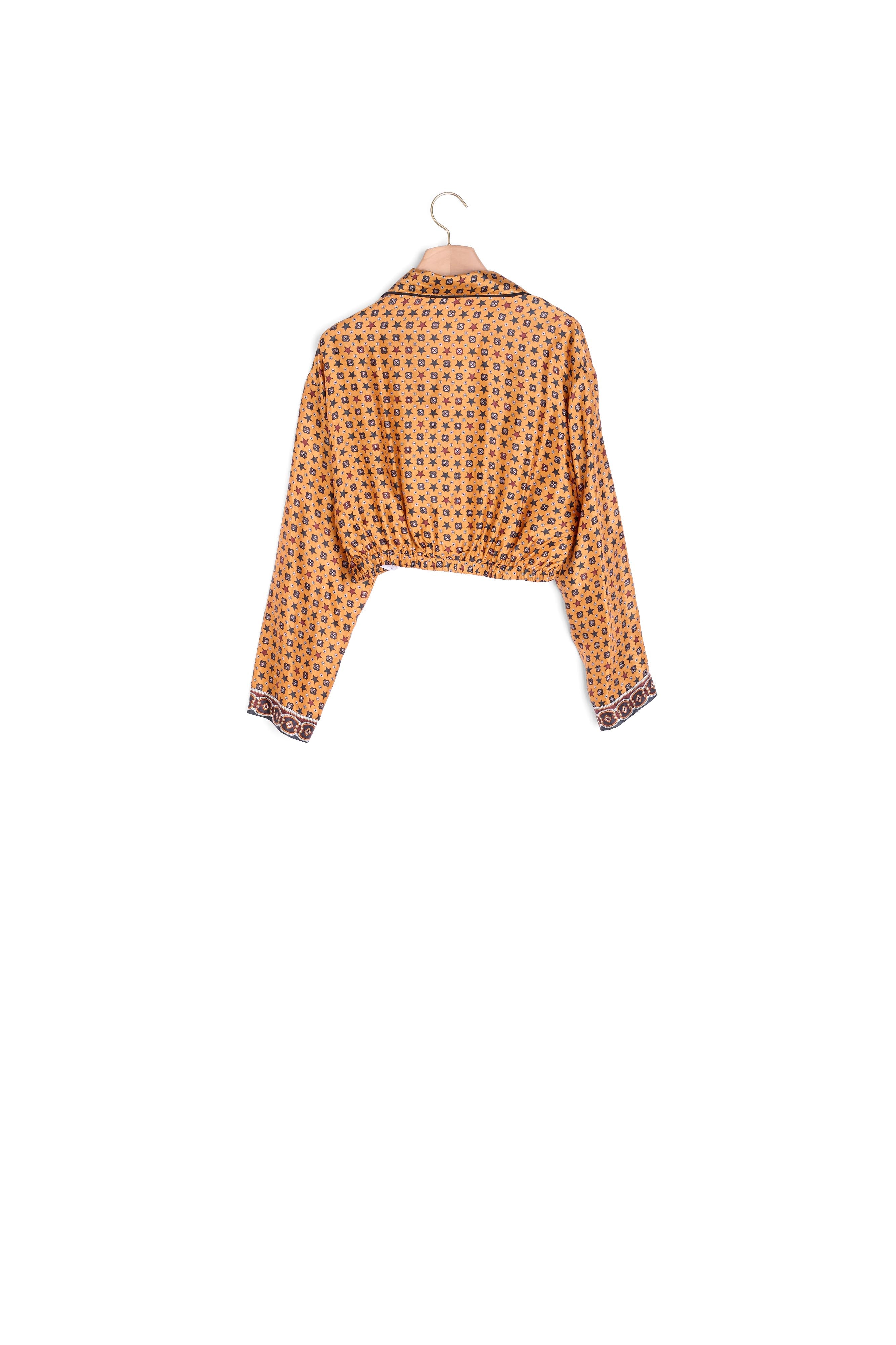 Chemise courte imprimée Sandro seconde main