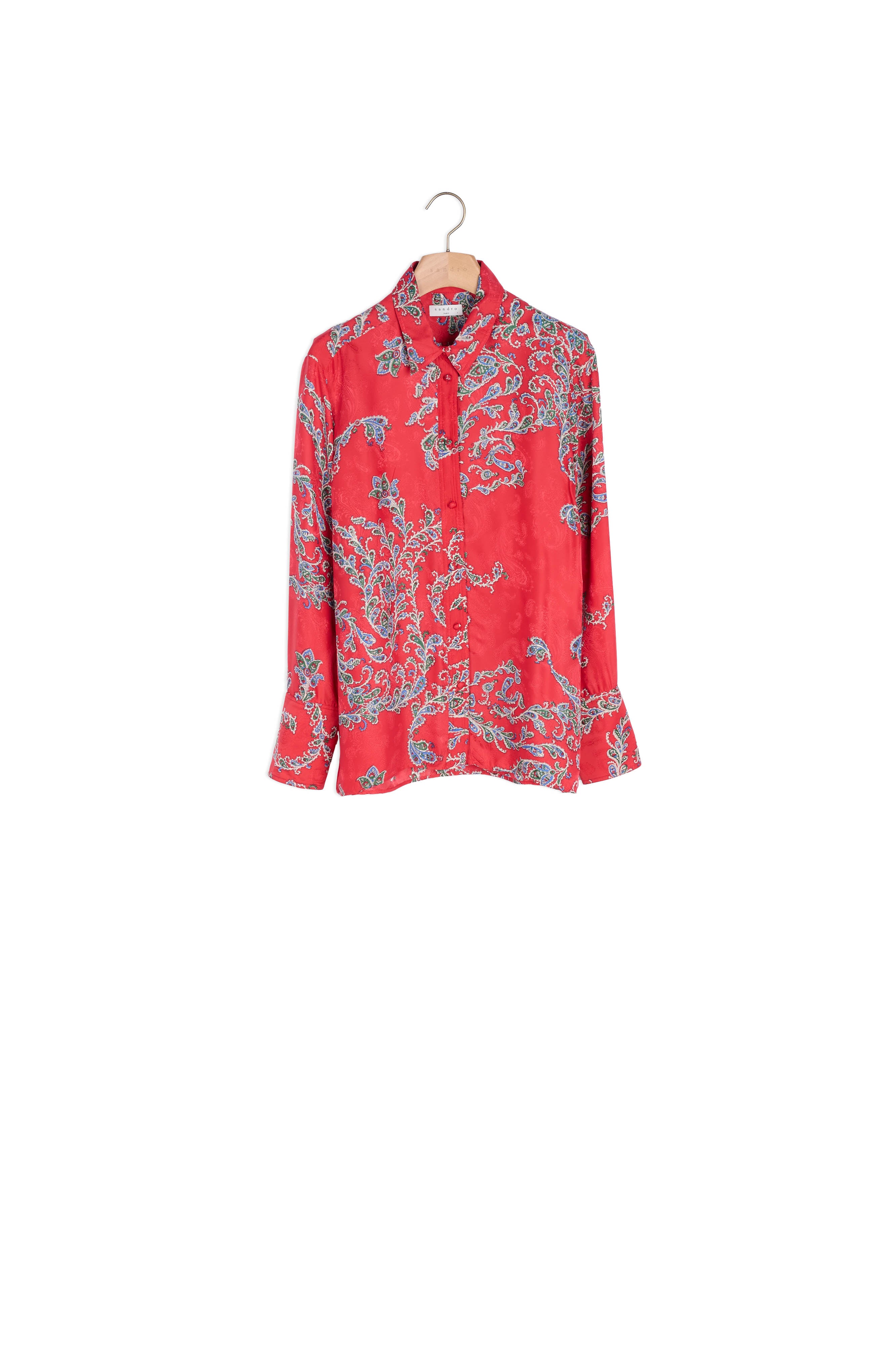 Chemise imprimée en all-over Sandro seconde main