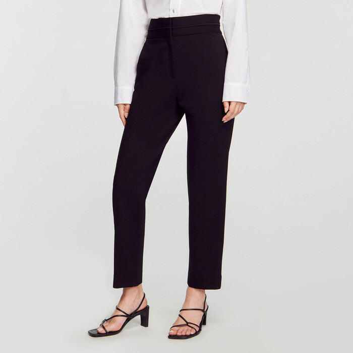 Pantalon classique taille haute Sandro seconde main