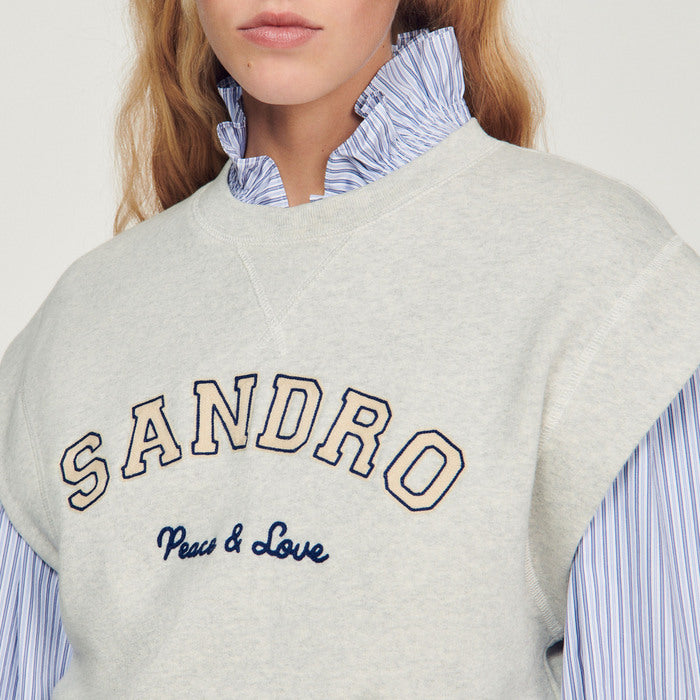 Sweat à col amovible Sandro seconde main