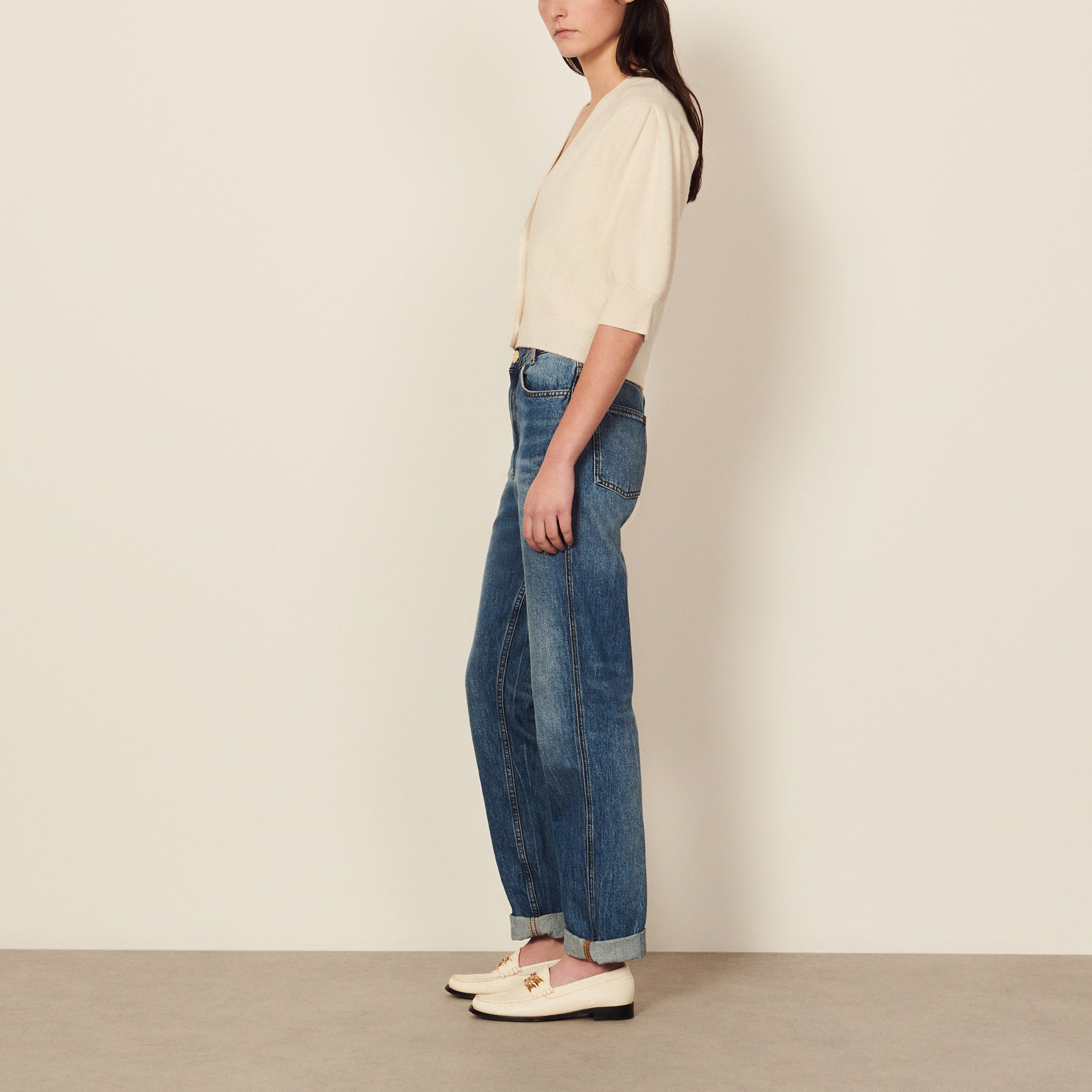 Cardigan en laine Sandro seconde main