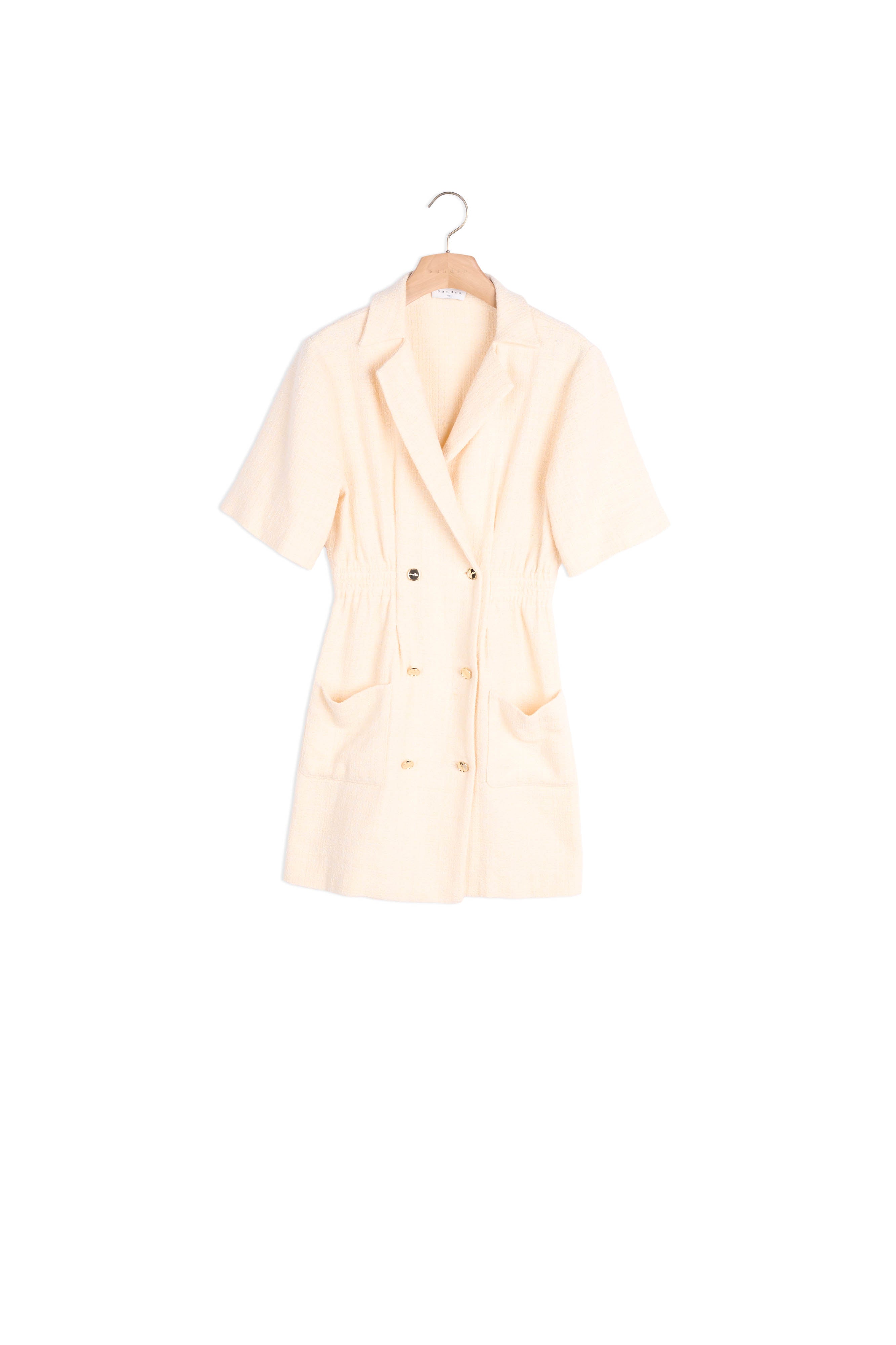 Robe à col tailleur Sandro seconde main