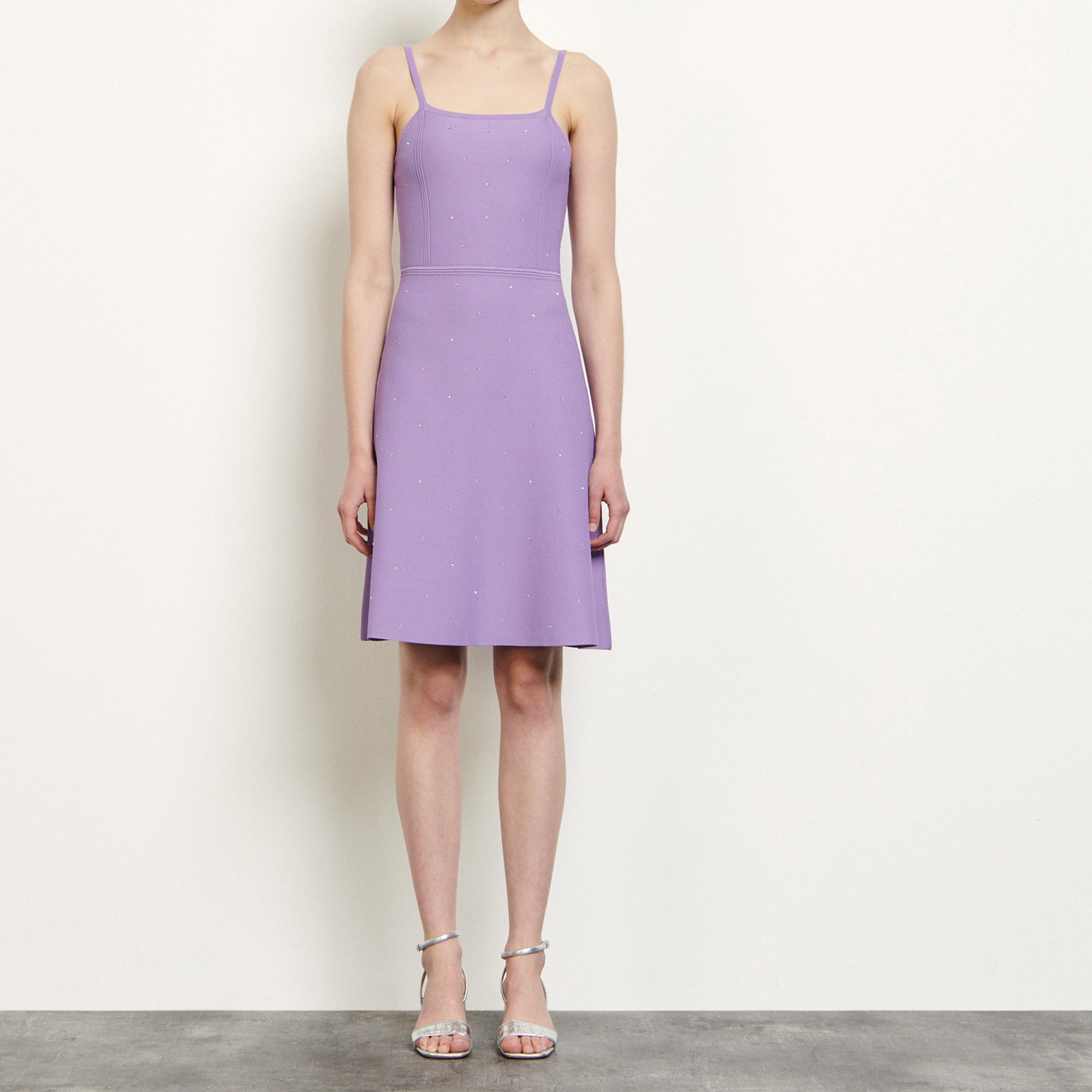 Robe en Maille à bretelles Sandro seconde main