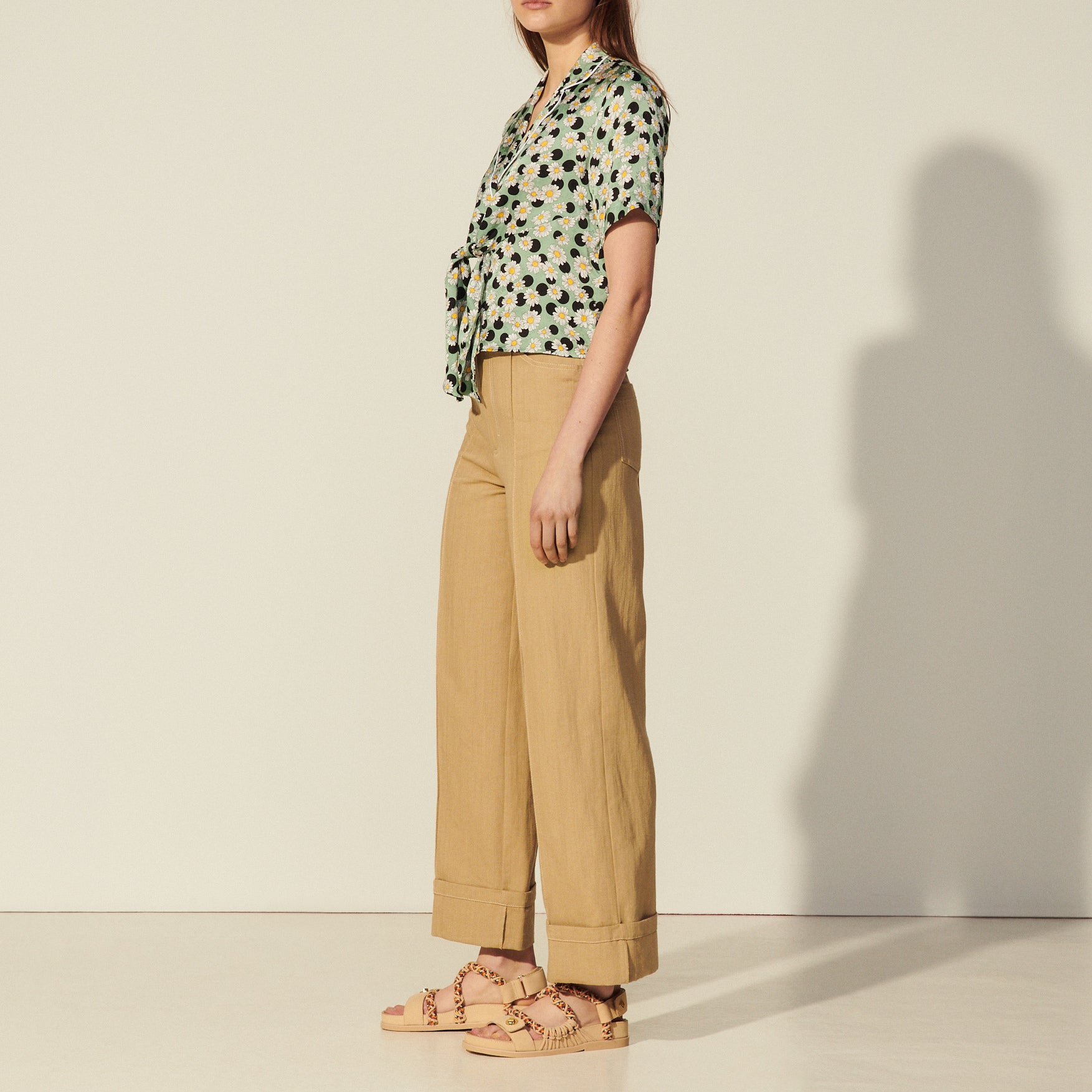 Chemise pyjama imprimée Sandro seconde main